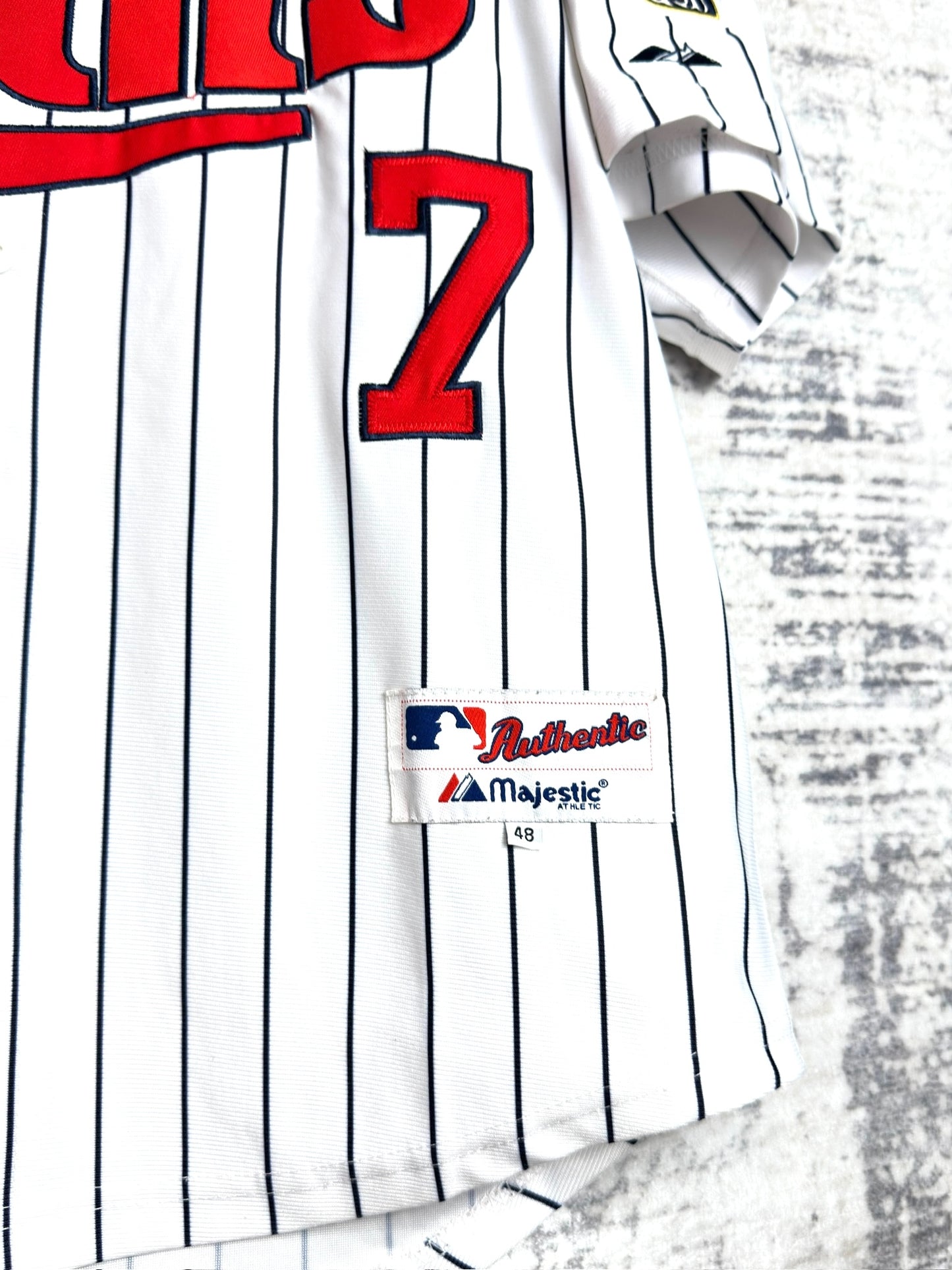 MAJESTIC MINNESOTA "JOE MAUER" 2010 MLB BASEBALL JERSEY SZ: 48/XL