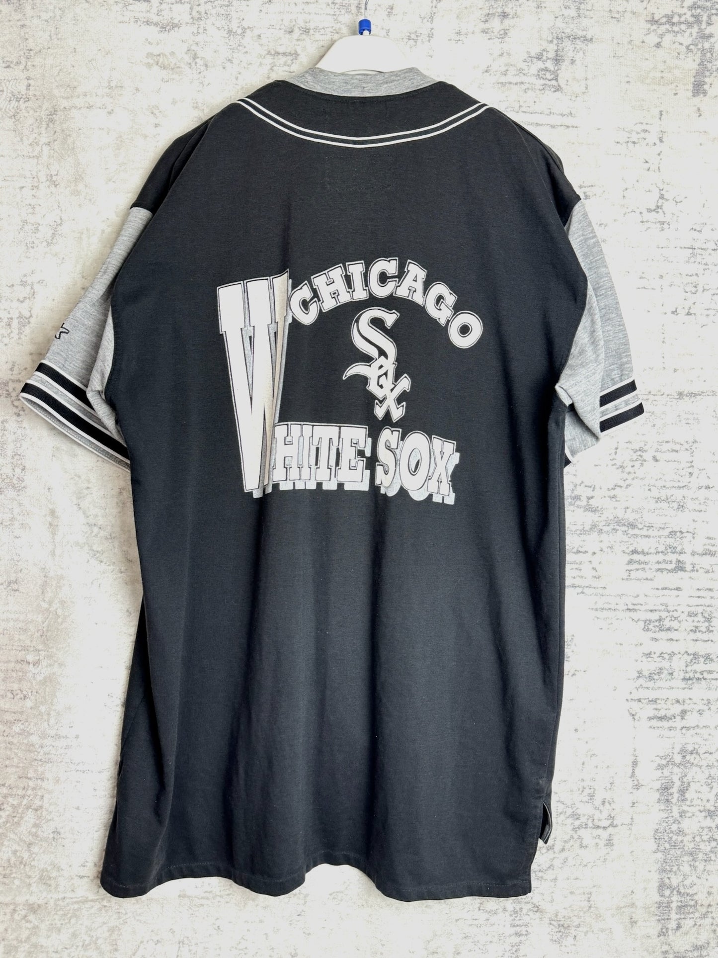 VINTAGE 90s STARTER CHICAGO WHITE SOX MLB BASEBALL JERSEY SZ: XL