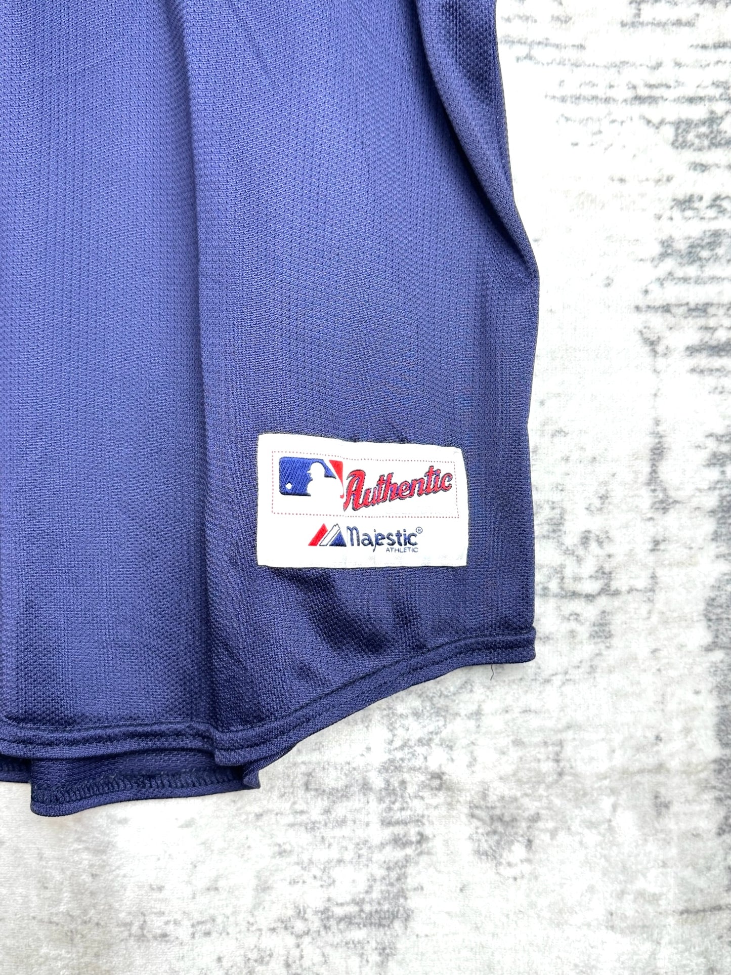 VINTAGE 90s MAJESTIC ATLANTA BRAVES MLB BASEBALL JERSEY SZ: XL