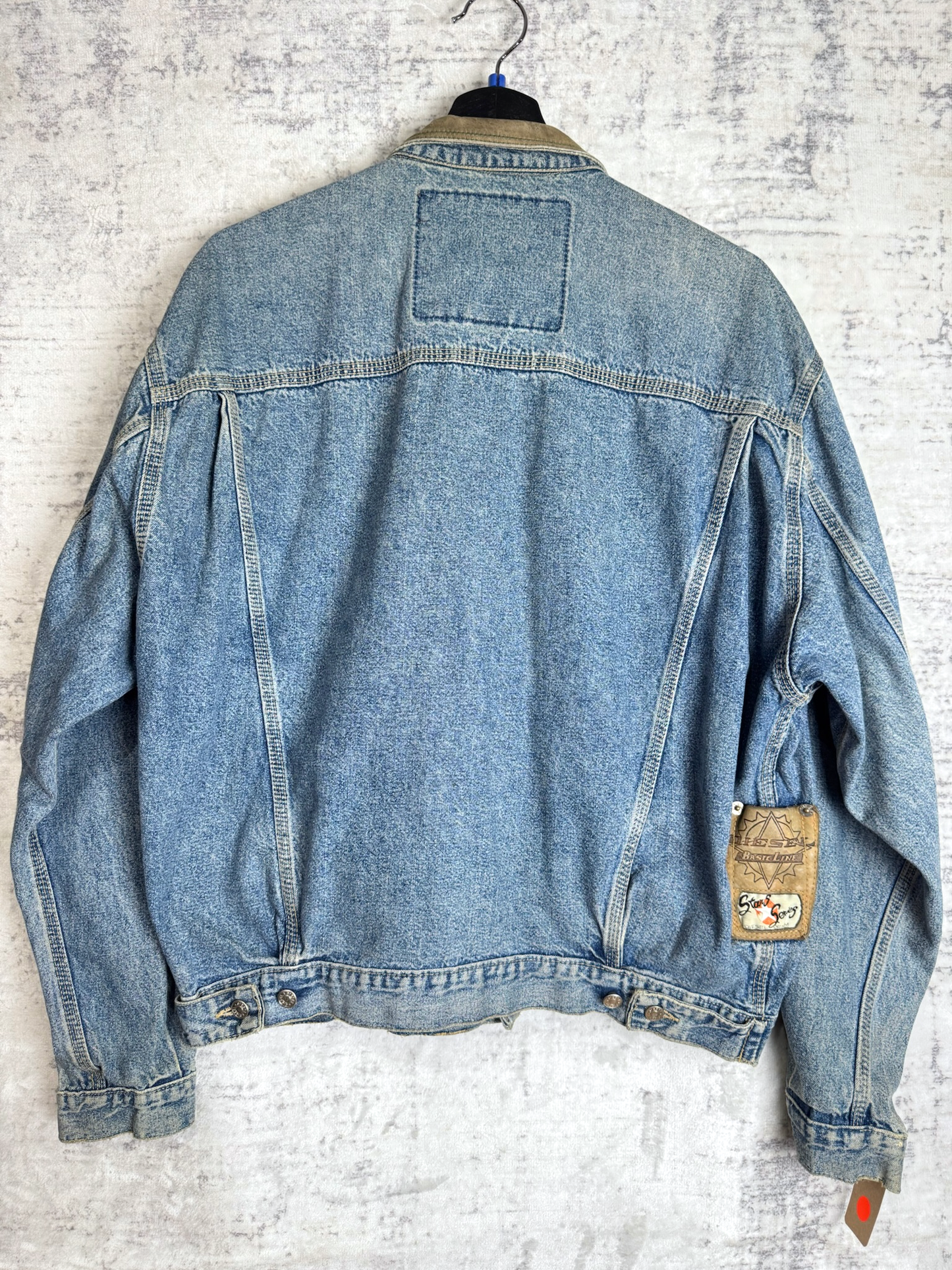 VINTAG 90s DIESEL "BASIC LINE/STARS SERIES" DENIM JACKET SZ: M