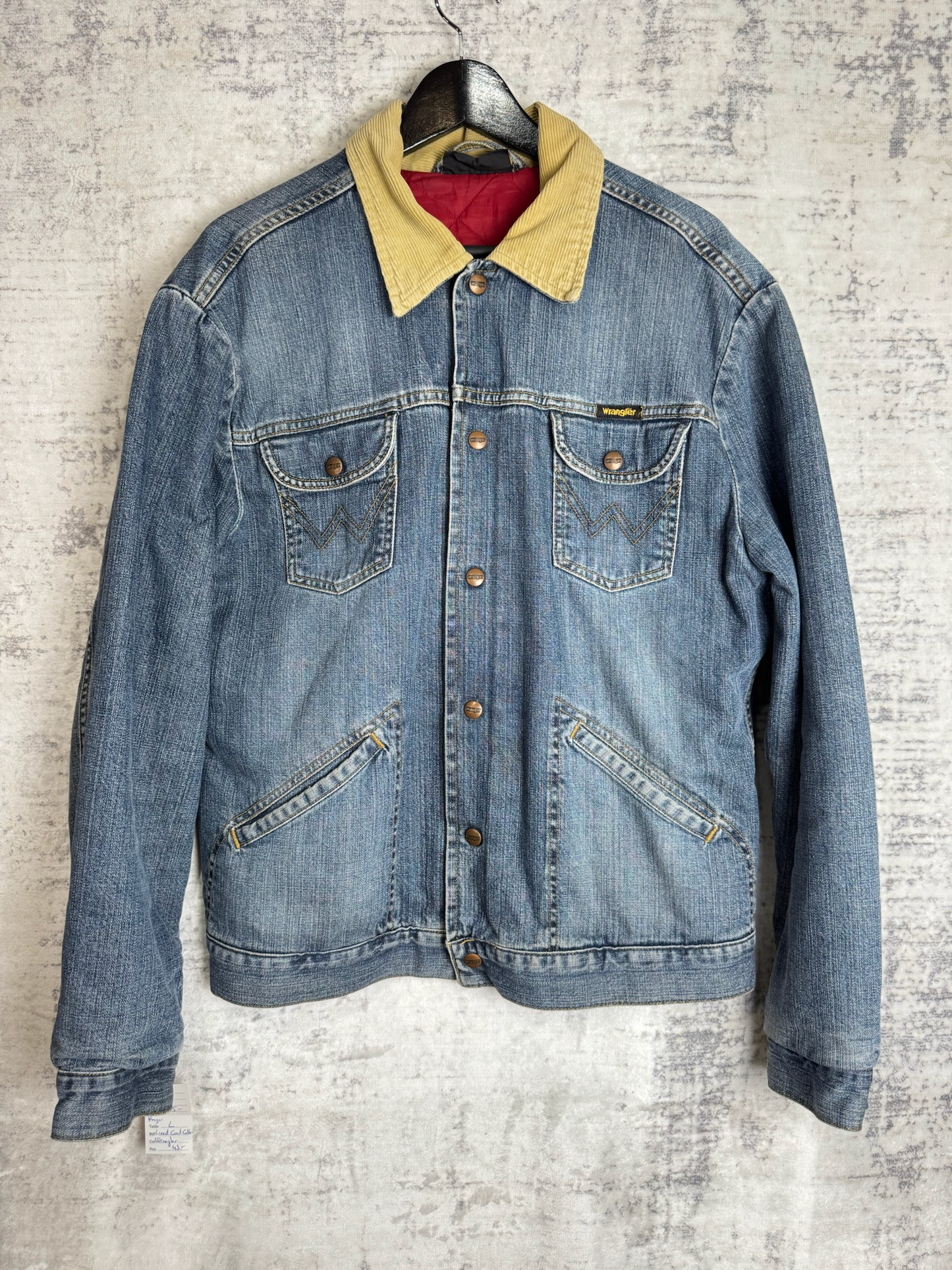 VINTAGE WRANGLER RANCH DENIM JACKET SZ: L