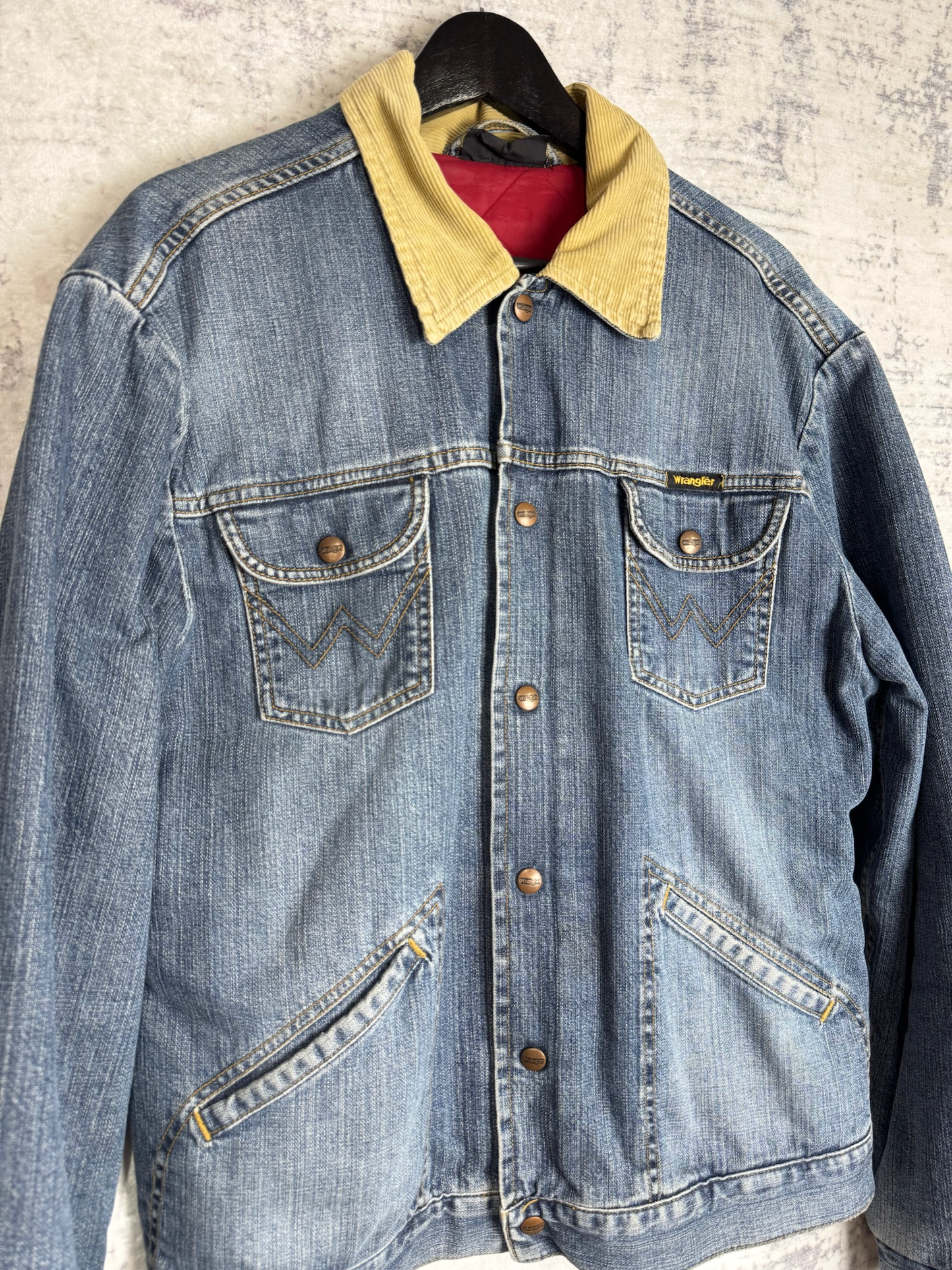 VINTAGE WRANGLER RANCH DENIM JACKET SZ: L