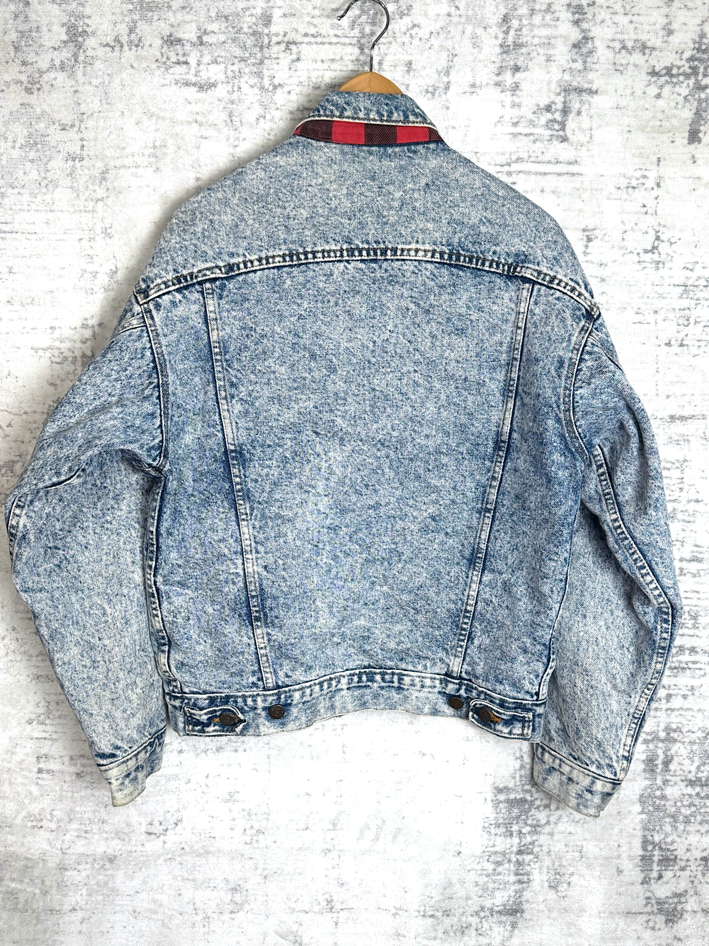 VINTAGE LEVI'S "ACID WASH" DENIM JACKET SZ: S