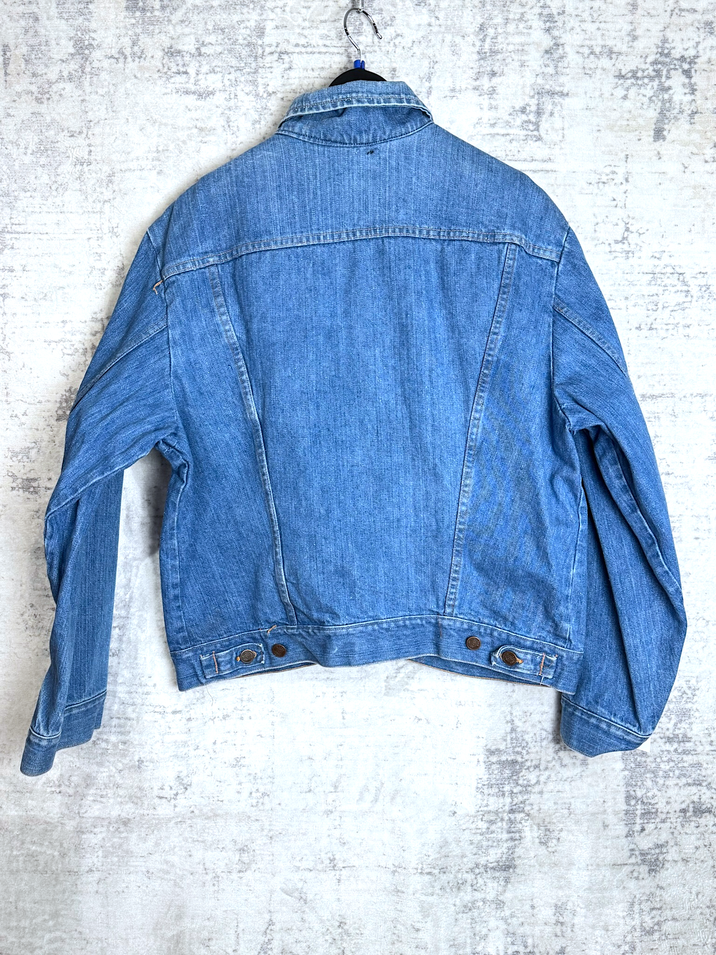 VINTAGE WRANGLER RANCH "REMOVABLE LINING" DENIM JACKET SZ: 46