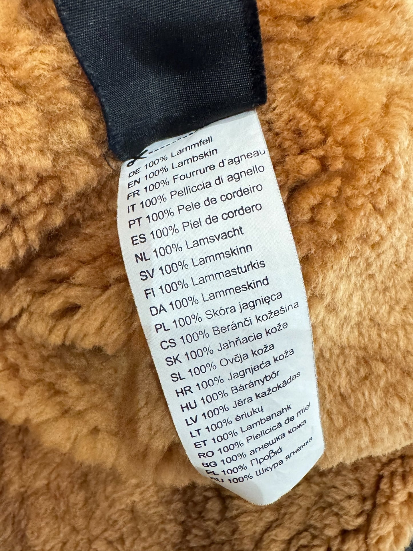 MIL-TEC BOMBARDIER SHEARLING JACKET SZ: L