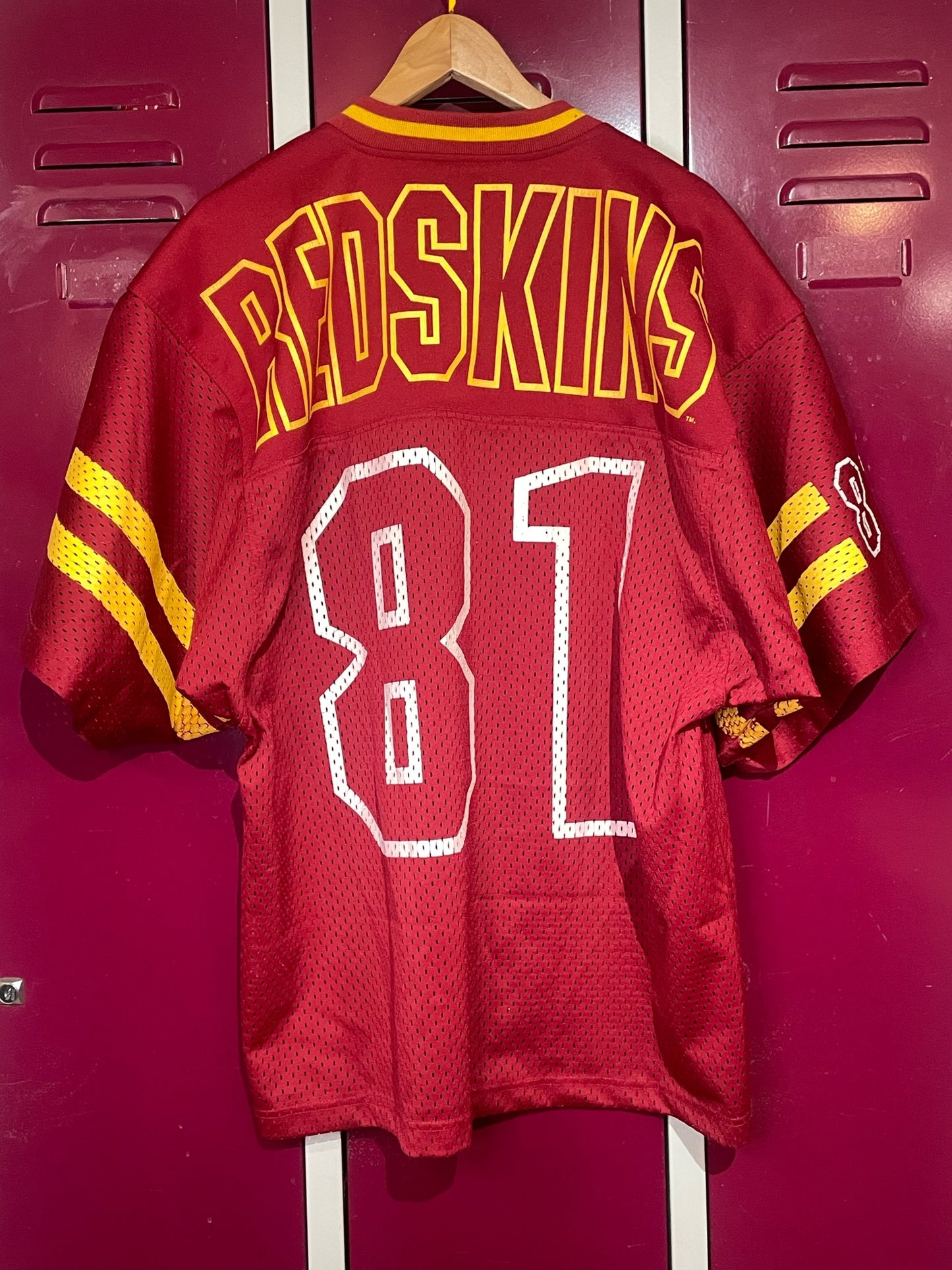 VINTAGE 1991 CAMPRI TEAMLINE WASHINGTON REDSKINS "81" NFL JERSEY SZ: L