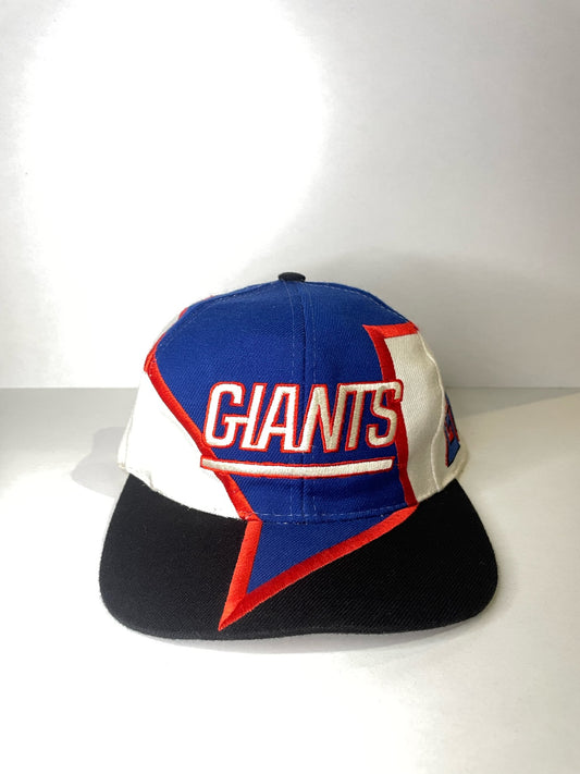 VINTAGE 90s NEW YORK GIANTS DREW PEARSON BOLT GRAFFITI SNAPBACK CAP HAT
