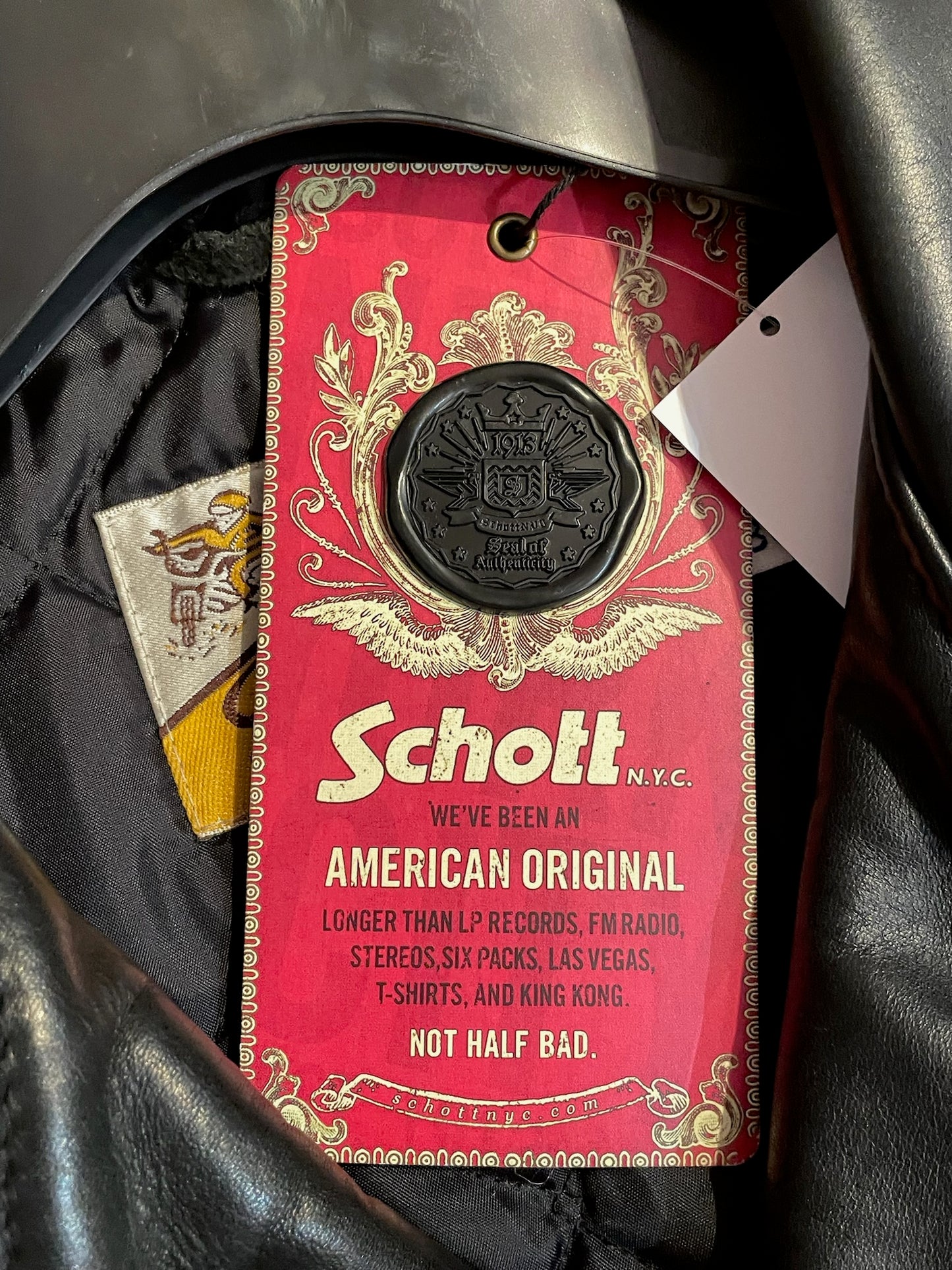 SCHOTT N.Y.C 118 PERFECTO JACKET SZ: 38