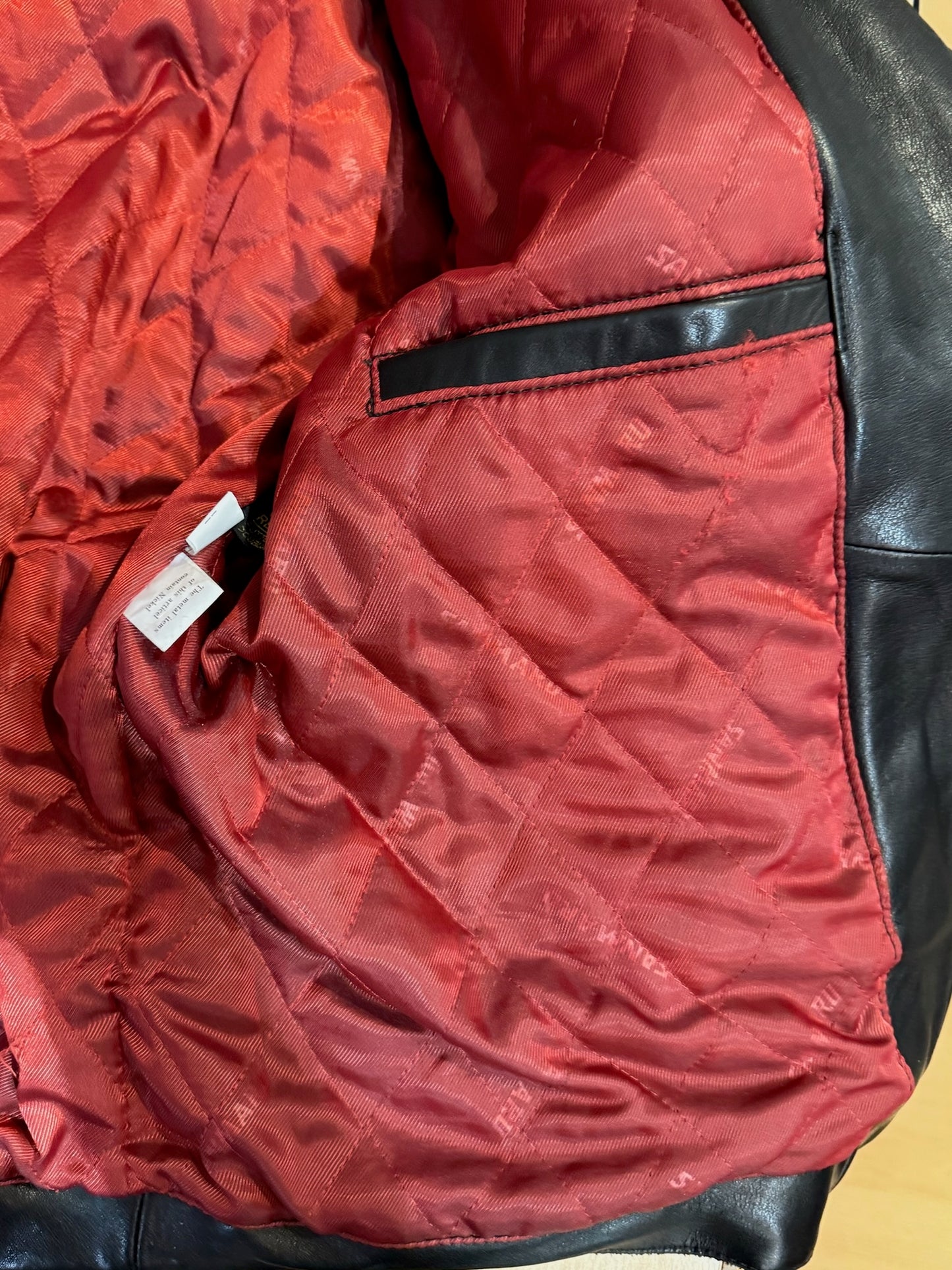 VINTAGE 90s SANMARU WOMENS MOTORCYCLE BIKER LEATHER JACKET SZ: XS