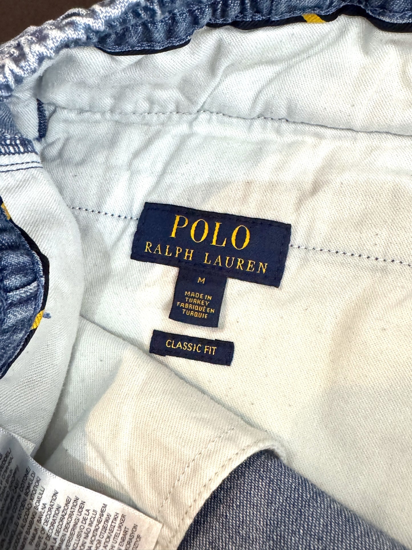 RALPH LAUREN POLO "PREPSTER" DENIM SHORTS SZ: M