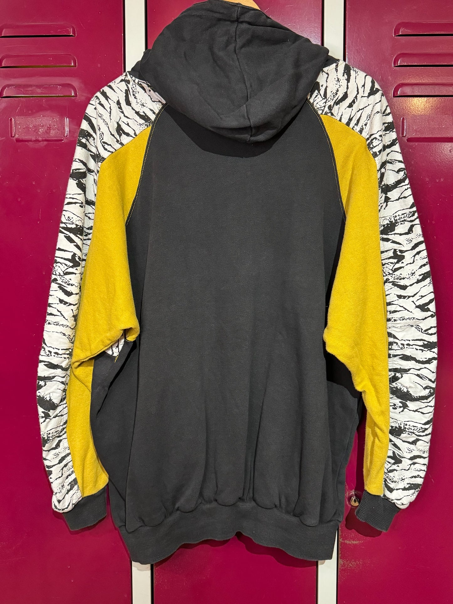 VINTAGE 80s FREE SPORT "FASCINATION SKI" HOODIE SZ: XL