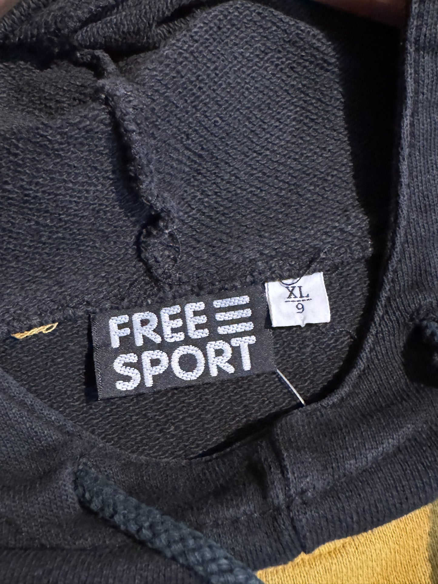 VINTAGE 80s FREE SPORT "FASCINATION SKI" HOODIE SZ: XL