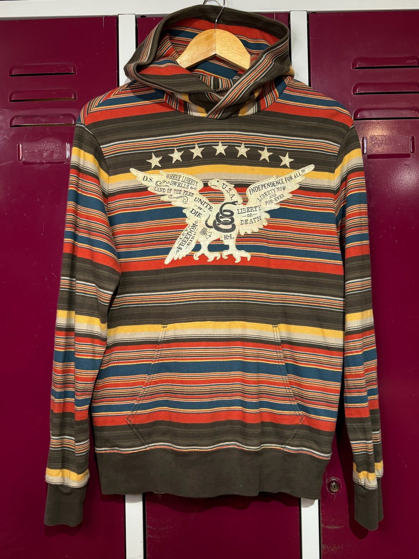 DENIM & SUPPLY RALPH LAUREN "WESTERN" HOODIE SZ: S