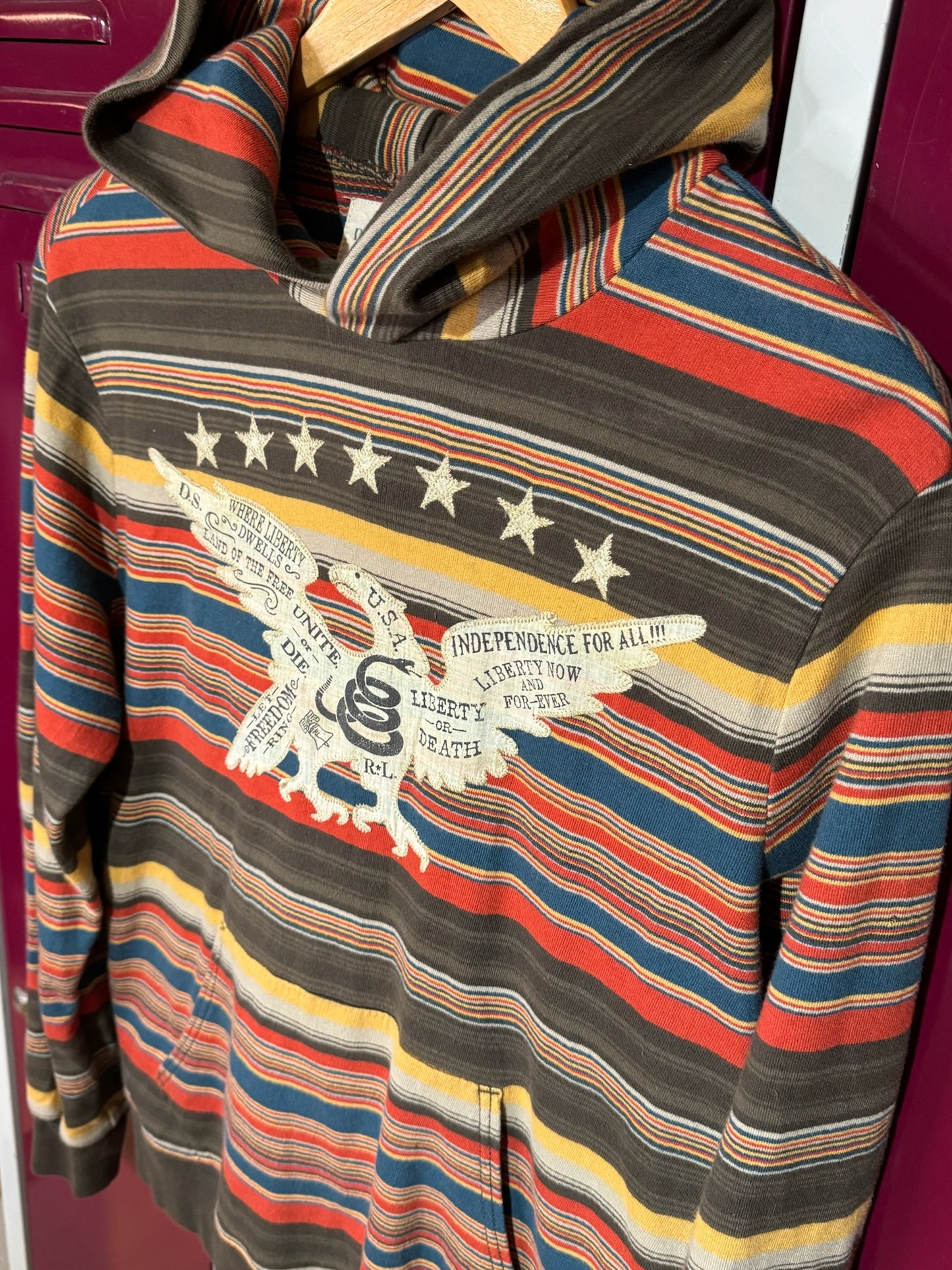 DENIM & SUPPLY RALPH LAUREN "WESTERN" HOODIE SZ: S