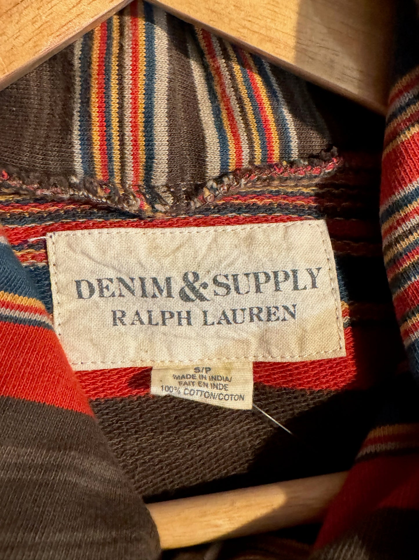 DENIM & SUPPLY RALPH LAUREN "WESTERN" HOODIE SZ: S