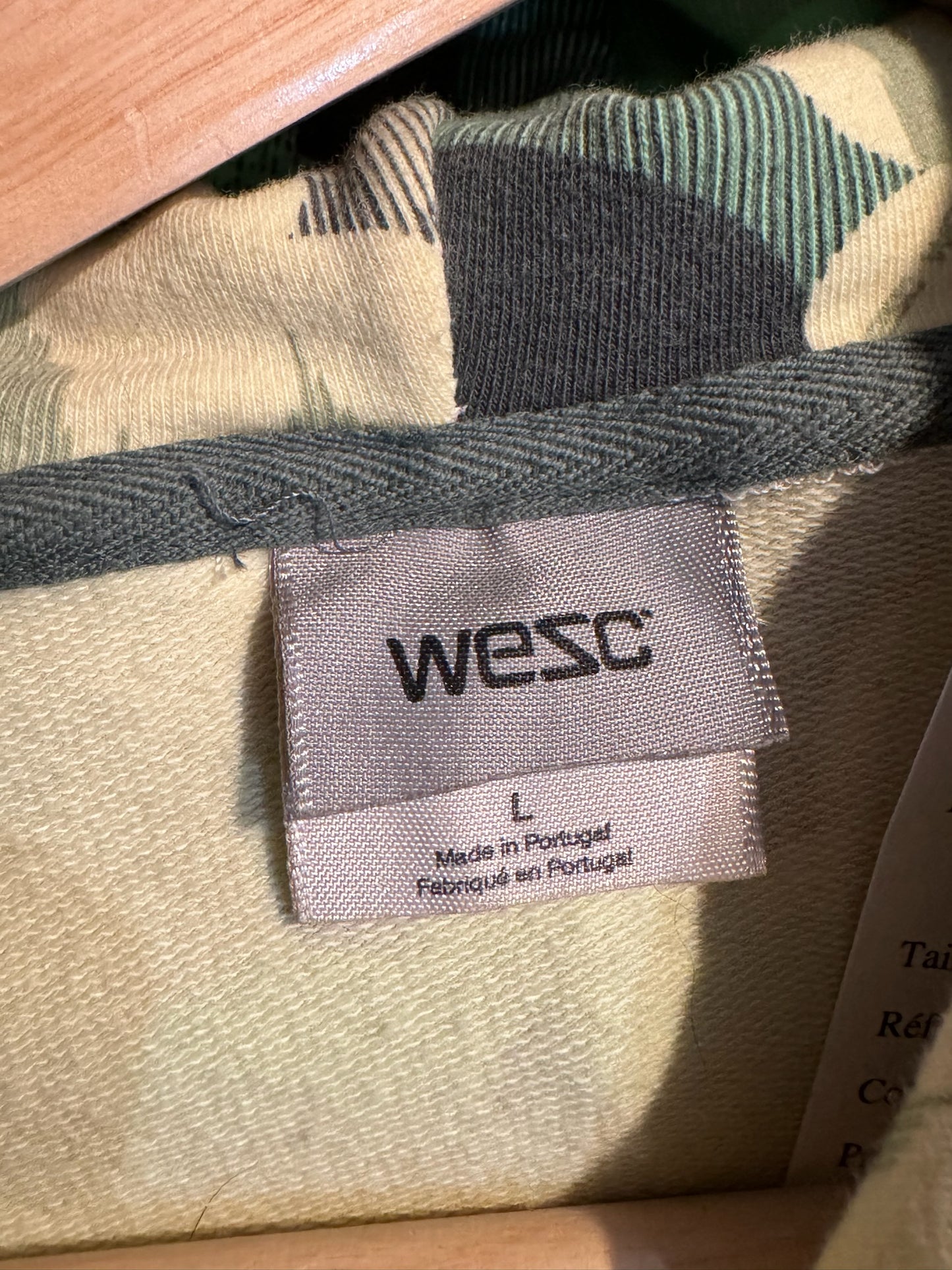 WESC 00s "MOMNUMENTS" AOP HOODIE ZIP UP SZ: L