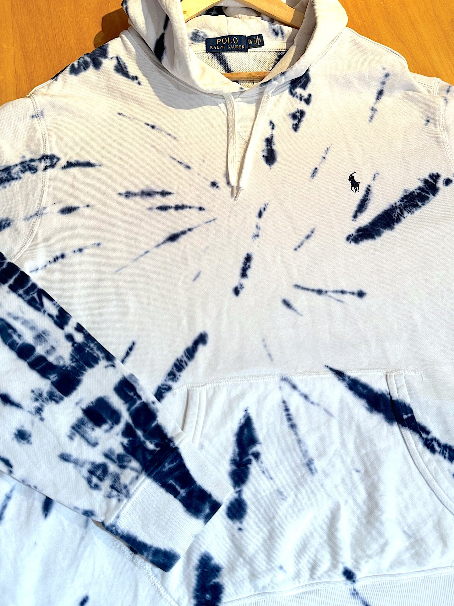 POLO RALPH LAUREN "TIE DYE" HOODIE SZ: XL