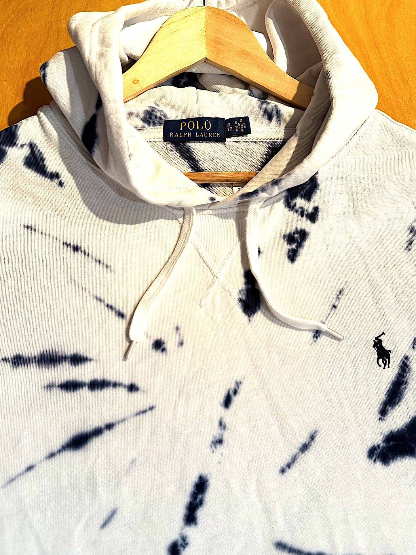 POLO RALPH LAUREN "TIE DYE" HOODIE SZ: XL
