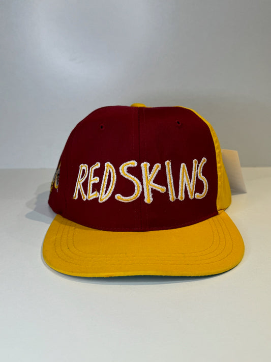"YOUTH" VINTAGE 90s WASHINGTON REDSKINS AMERICAN NEEDLE SNAPBACK CAP HAT