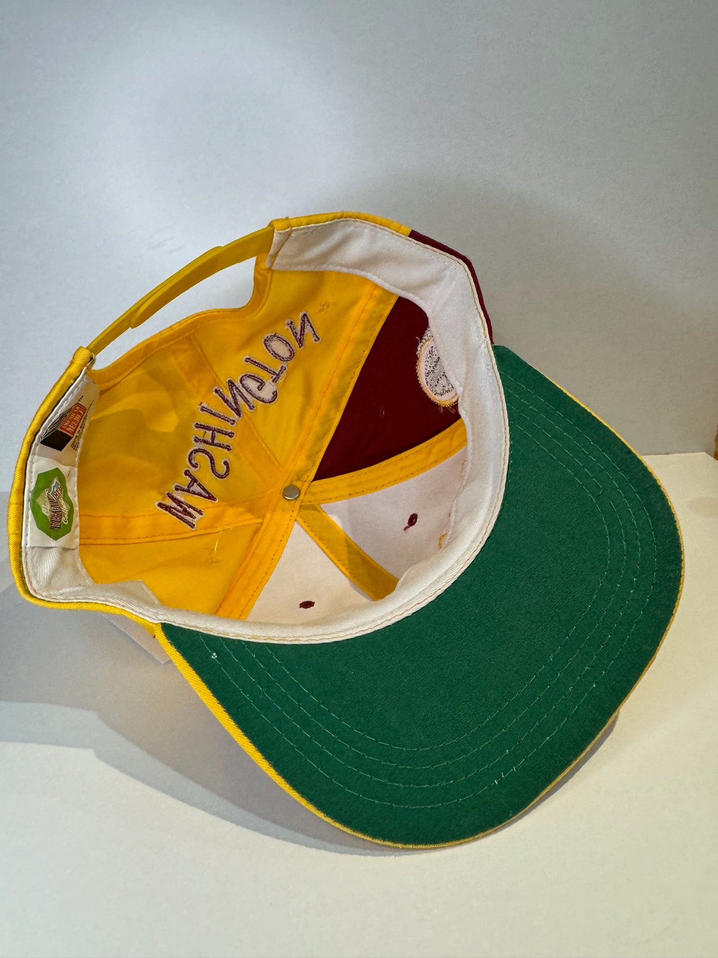 "YOUTH" VINTAGE 90s WASHINGTON REDSKINS AMERICAN NEEDLE SNAPBACK CAP HAT