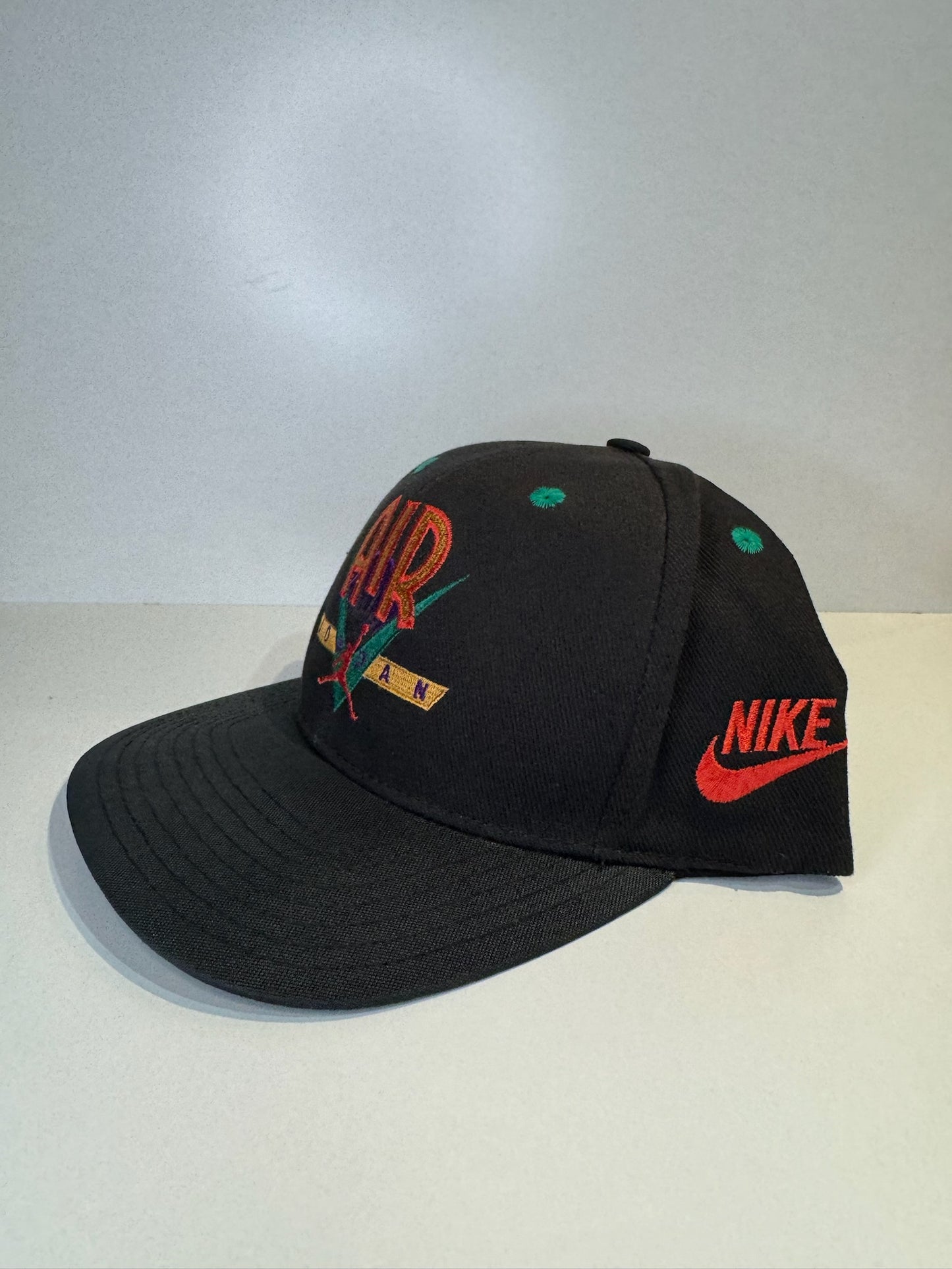 VINTAGE 90s NIKE AIR JORDAN "R.O.C" SNAPBACK CAP HAT