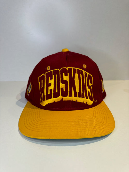 VINTAGE 90s WASHINGTON REDSKINS D.P.M SNAPBACK CAP HAT