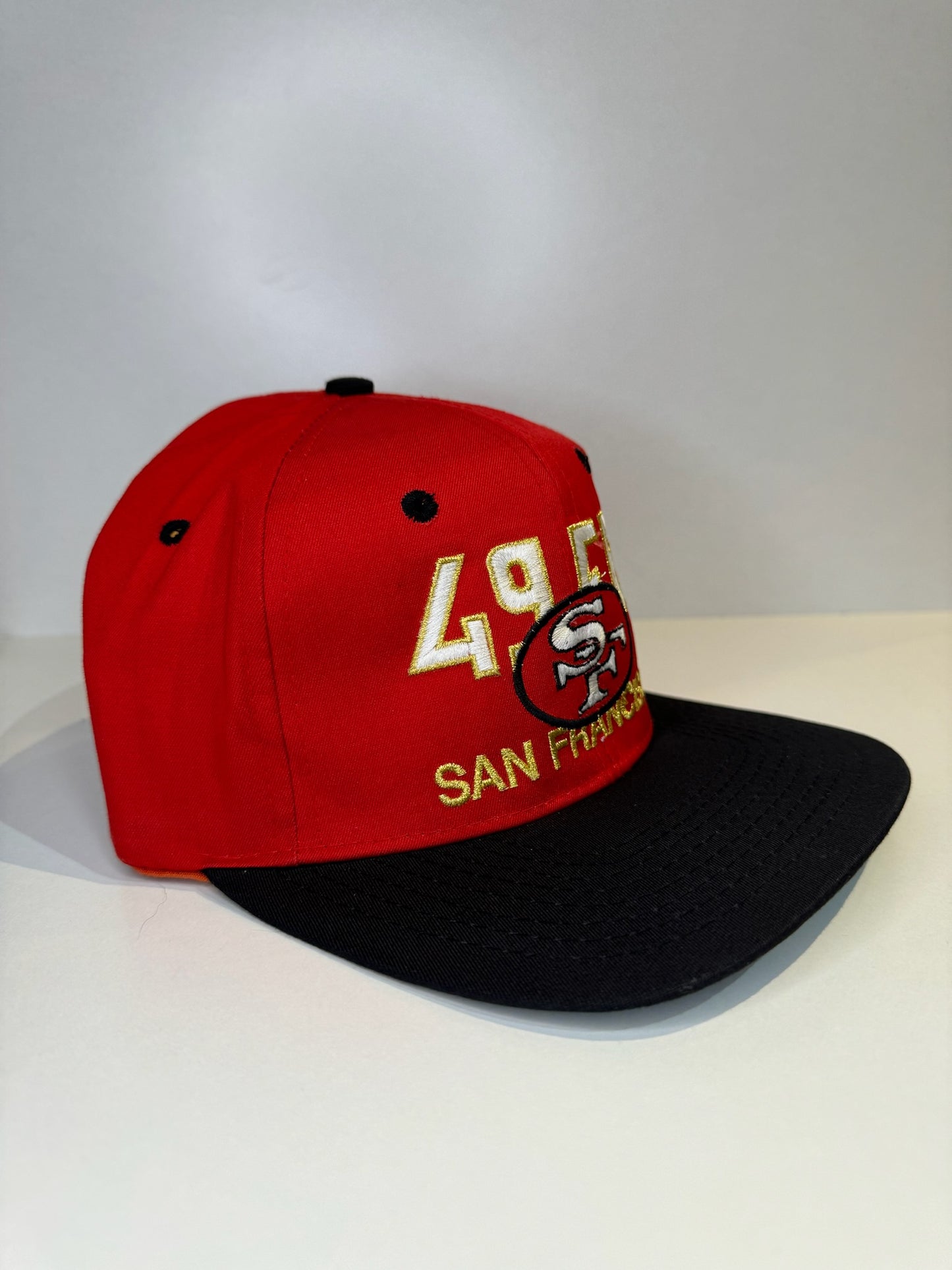 VINTAGE 1993 SAN FRANCISCO 49ERS AMCAP SNAPBACK CAP HAT