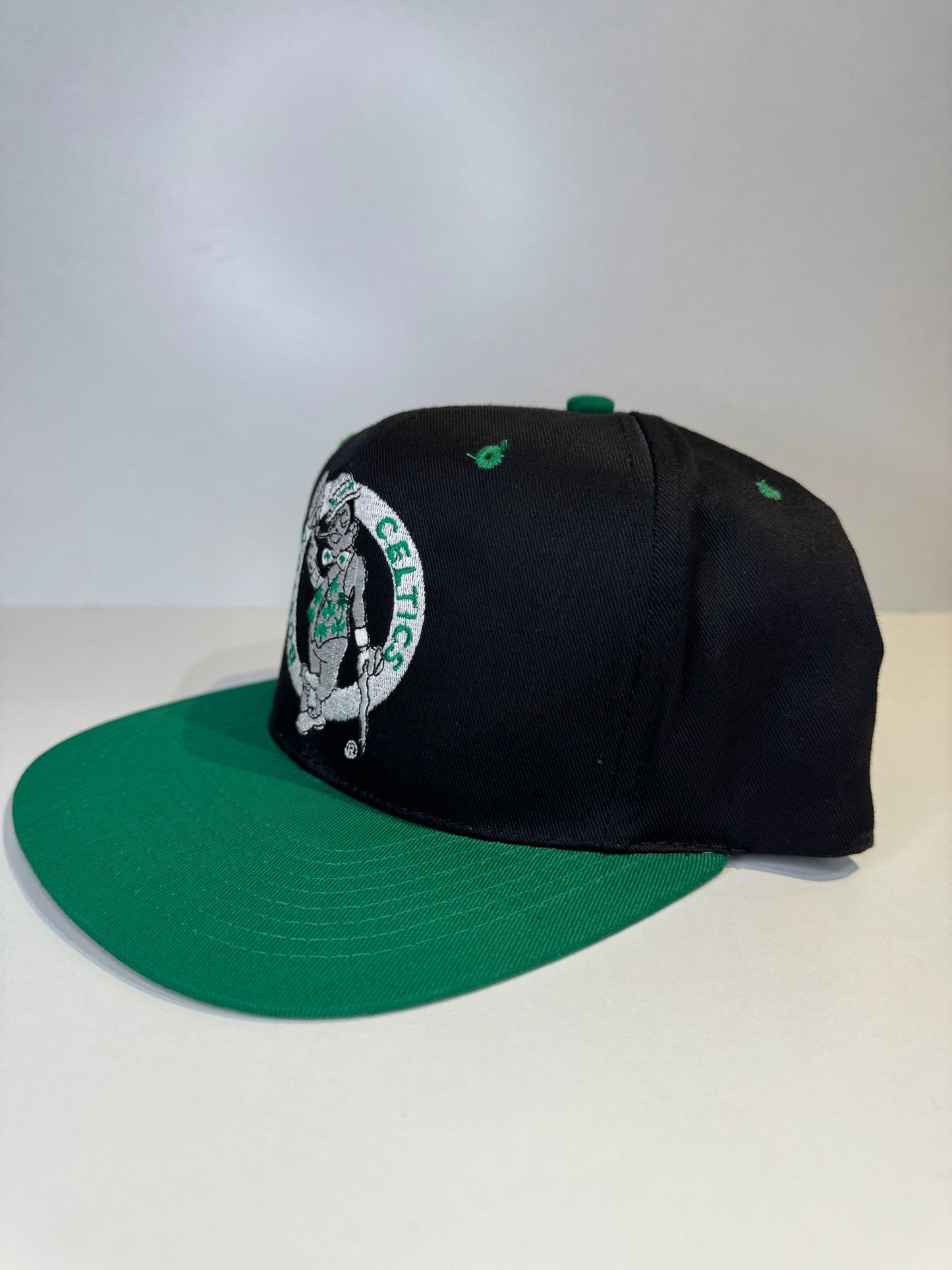 "DS" VINTAGE 90s BOSTON CELTICS AJD SNAPBACK CAP HAT
