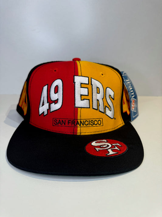 "DS" VINTAGE 1994 SAN FRANCISCO 49ERS AMCAP SNAPBACK CAP HAT