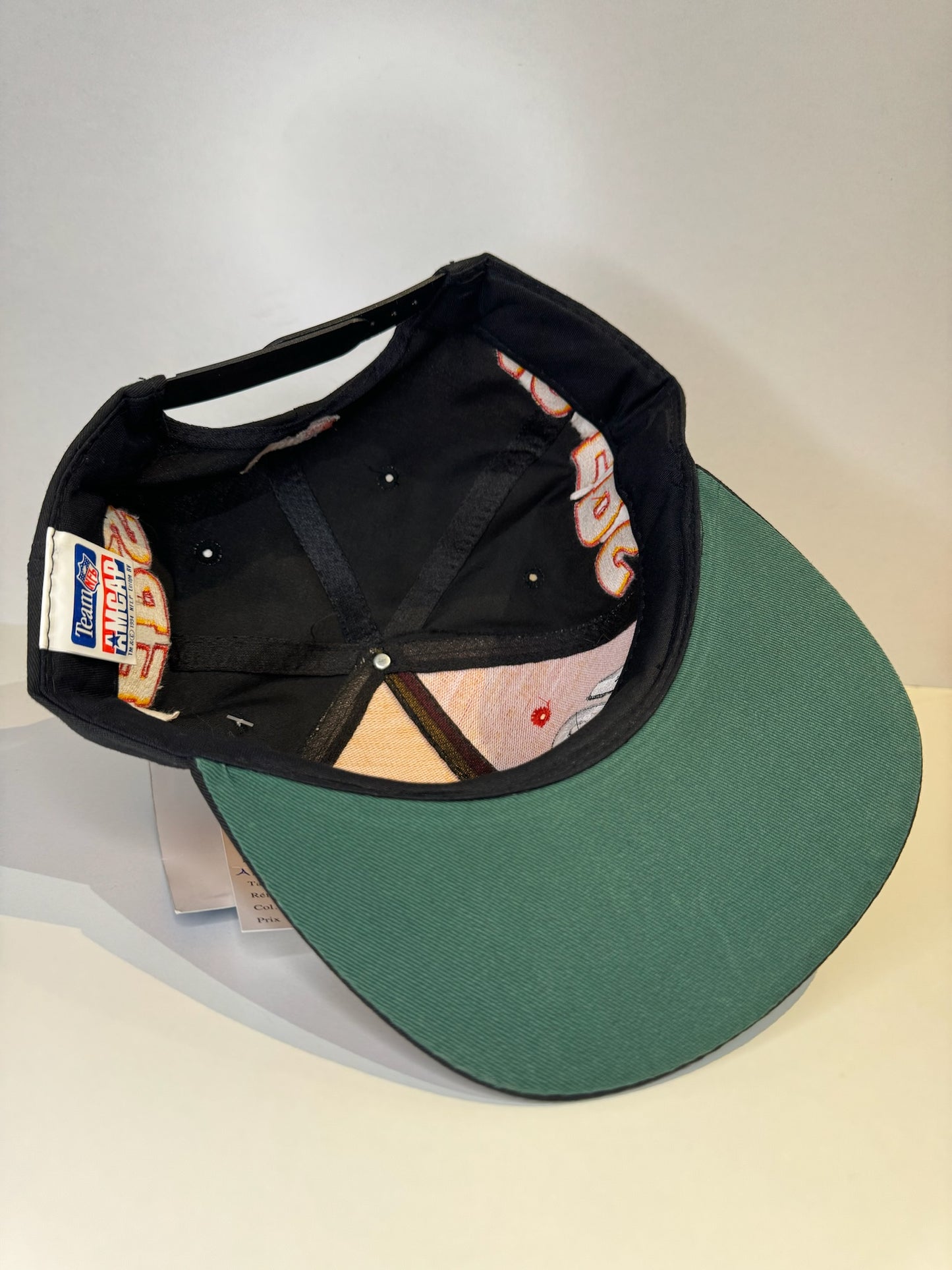 "DS" VINTAGE 1994 SAN FRANCISCO 49ERS AMCAP SNAPBACK CAP HAT