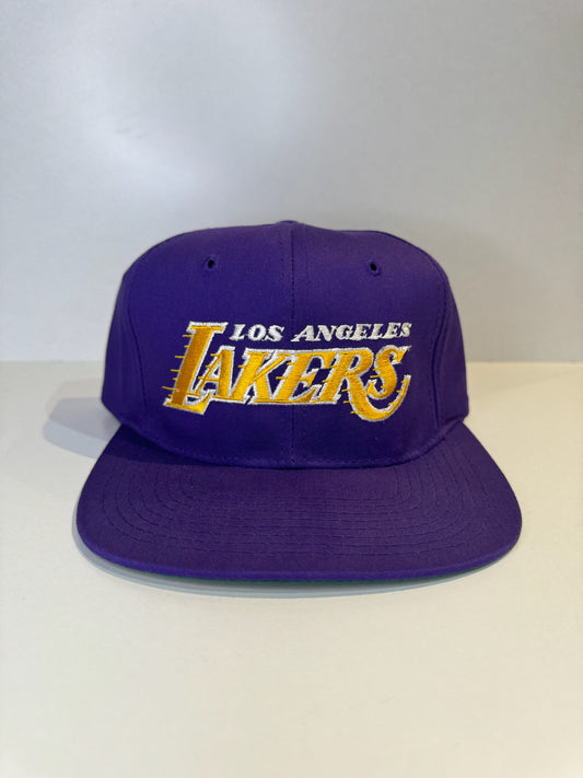 "DS" VINTAGE 90s LOS ANGELES LAKERS STARTER SNAPBACK CAP HAT