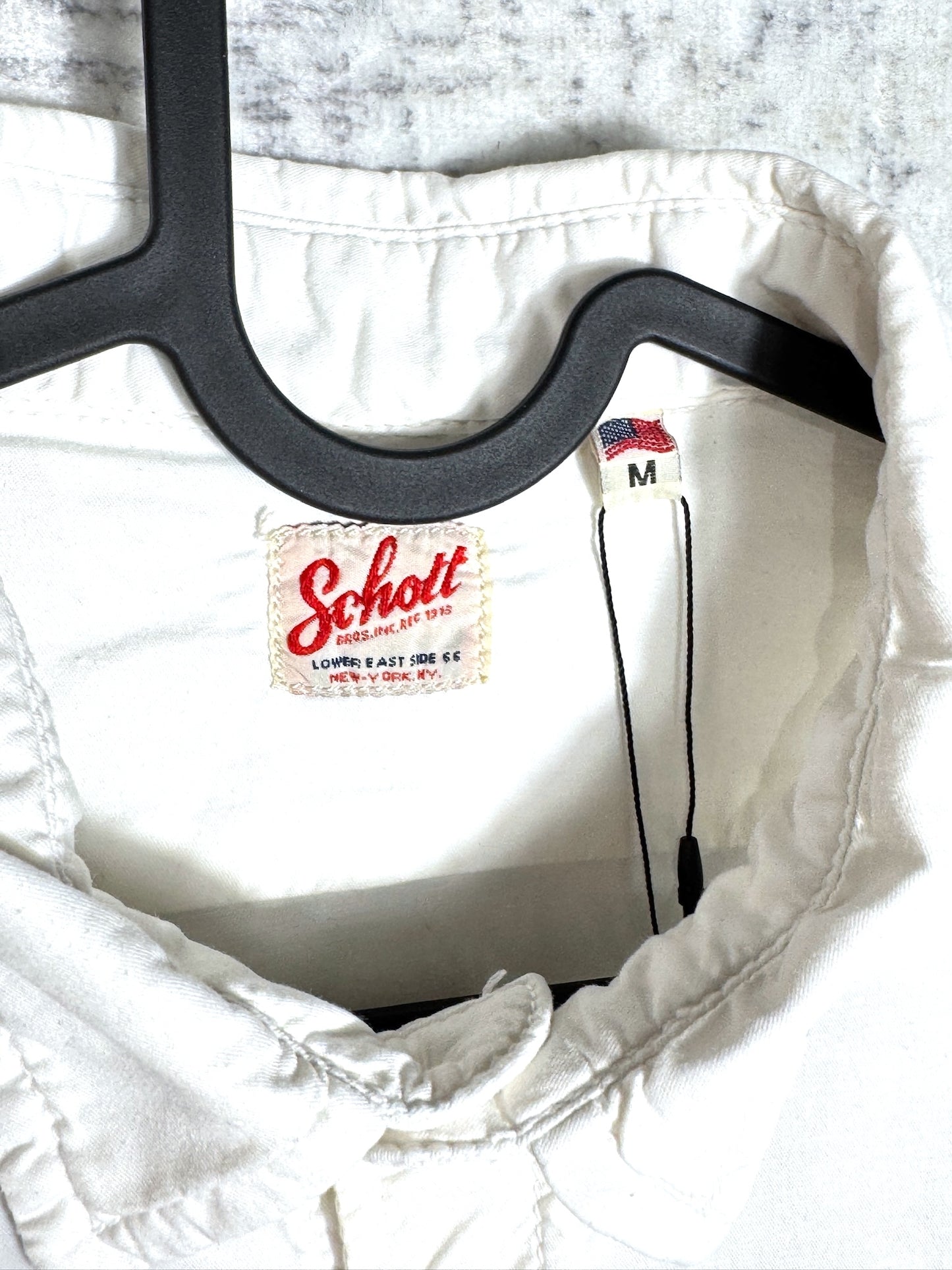 SCHOTT BROS. "EUROP" SHORT SLEEVES SHIRT SZ: M