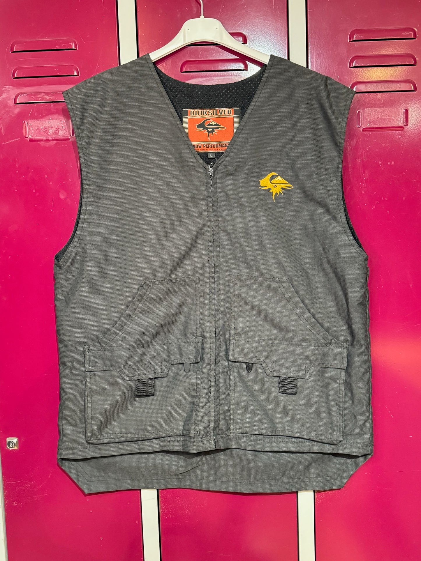 QUIKSILVER "SNOW PERFORMANCE" VEST SZ: L