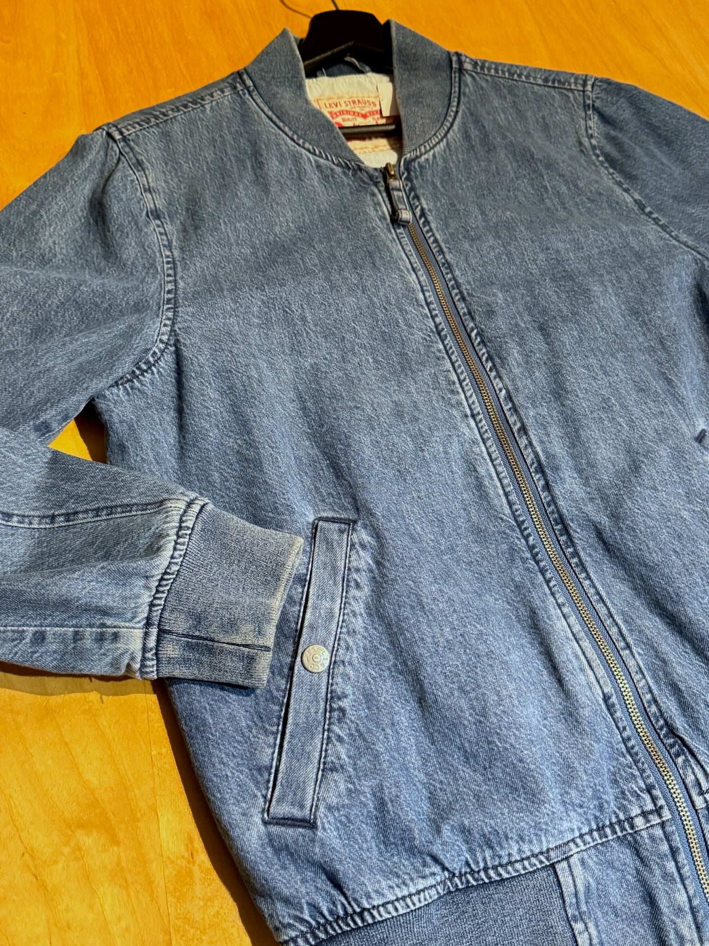 LEVI'S BOMBER DENIM JACKET SZ: S