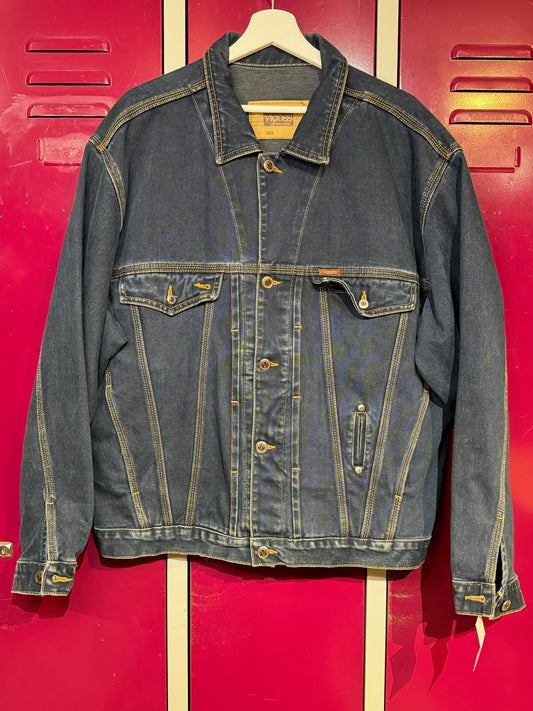 VINTAGE 90s VIGOSS JEANS DENIM JACKET SZ: XL