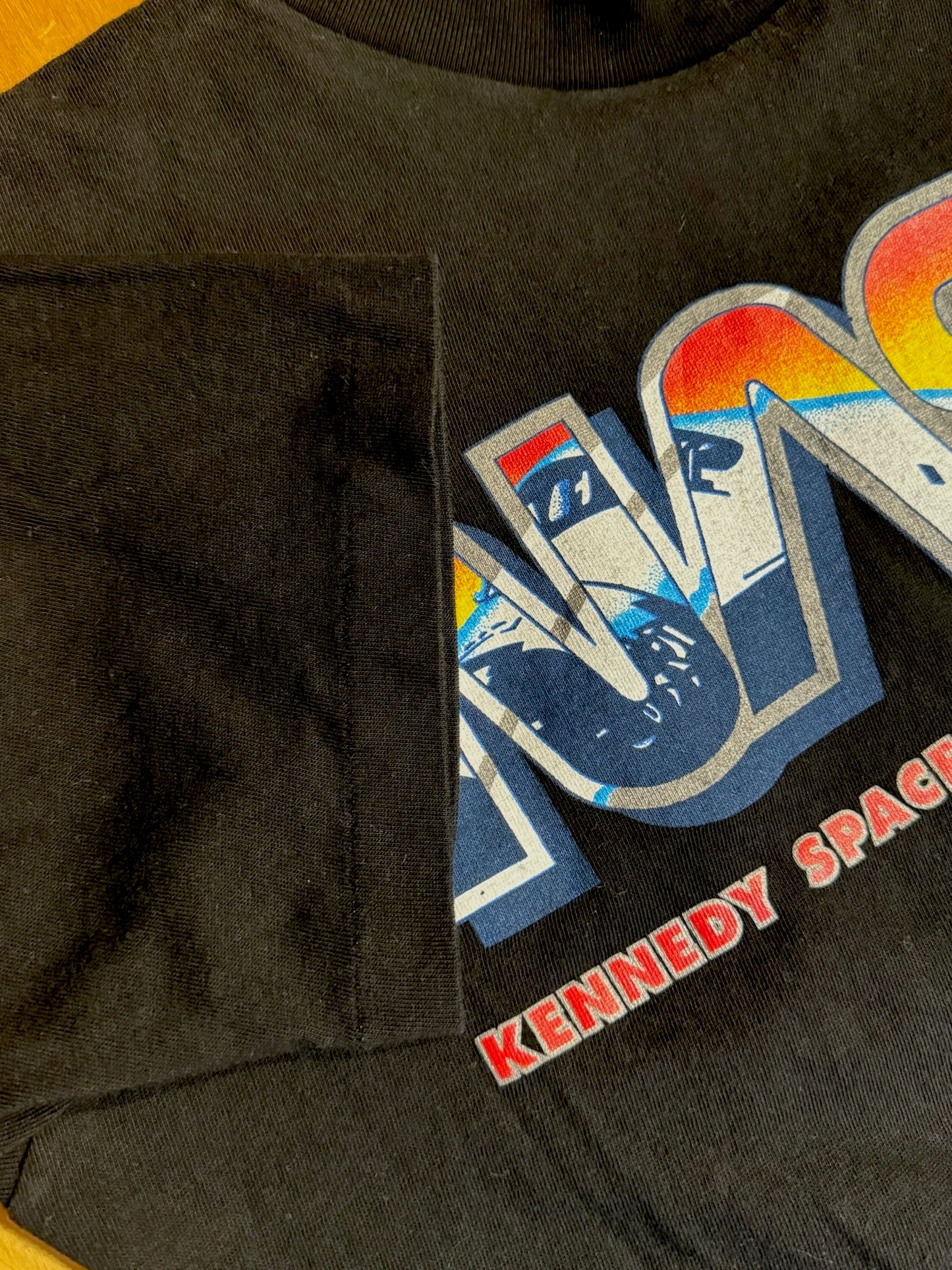 MARINE 90s NASA "KENNEDY SPACE CENTER" T-SHIRT SZ: L