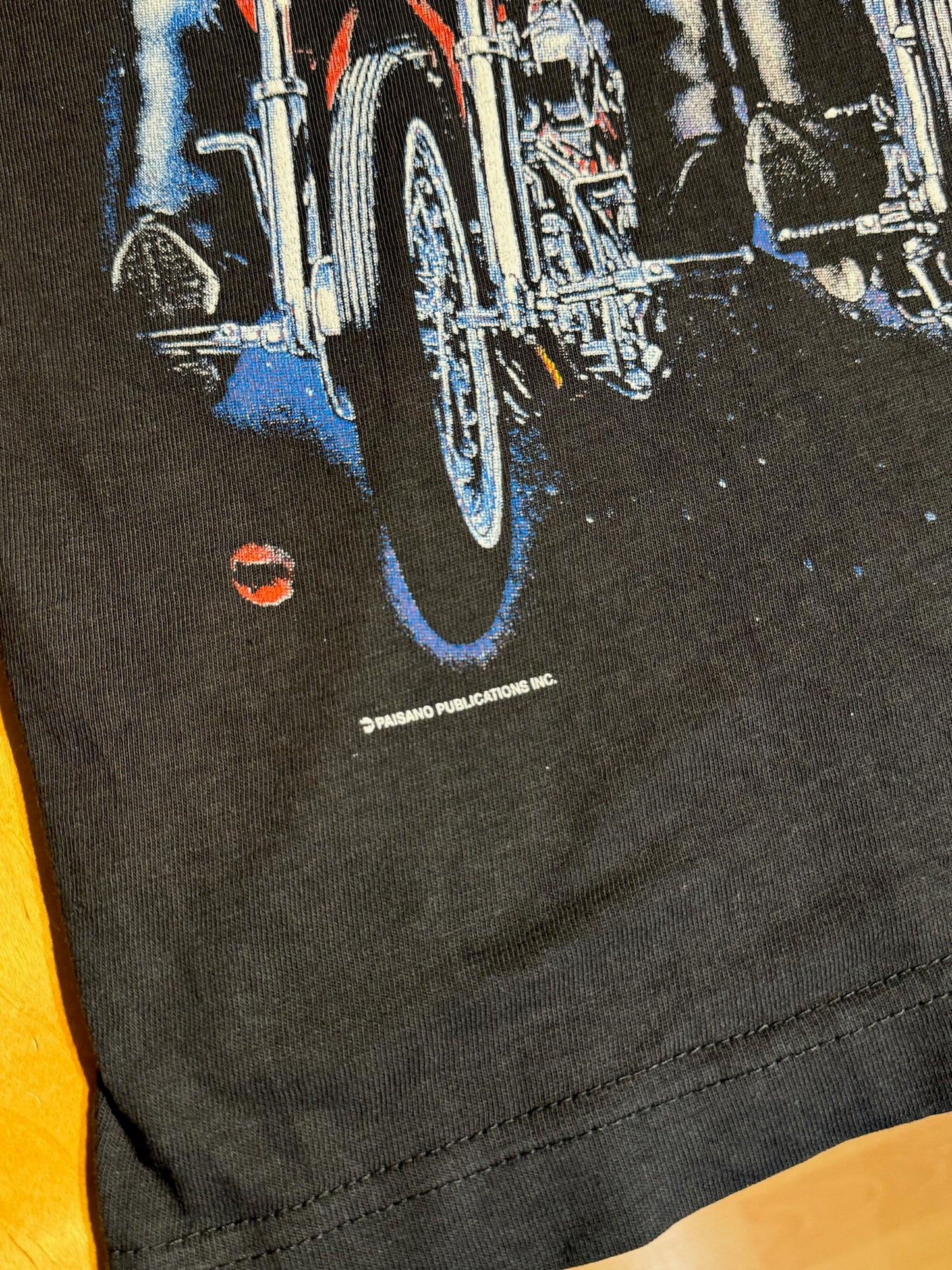 VINTAGE 1999 EASYRIDERS "EAGLE & BIKERS" MOTORCYCLES T-SHIRT SZ: XL