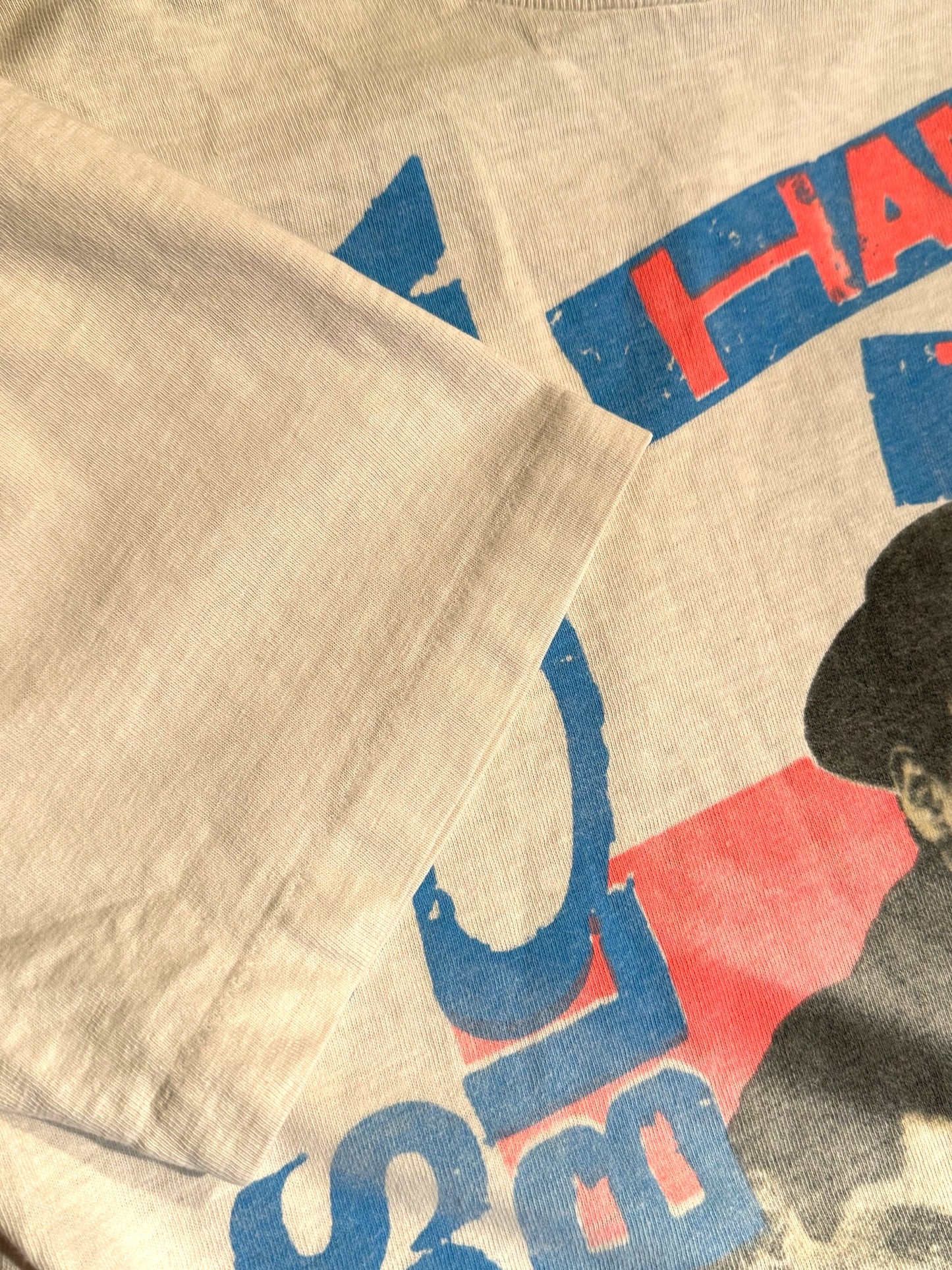 VINTAGE 1989 NEW KIDS ON THE BLOCK "HANGIN' TOUGH" MUSIC T-SHIRT SZ: M