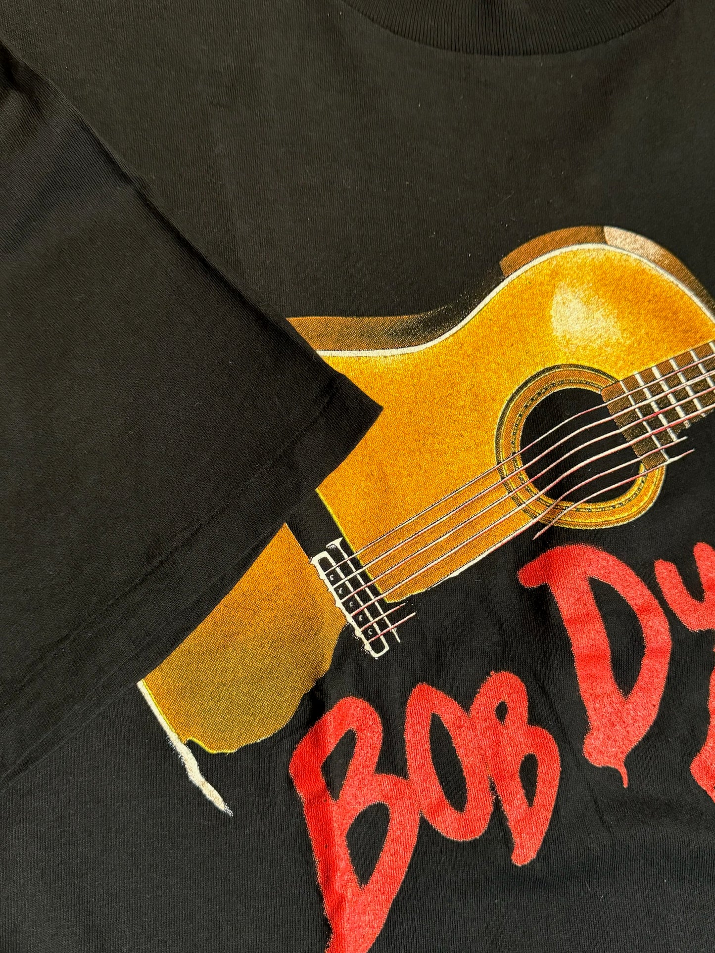 VINTAGE 1990 BOB DYLAN "UNDER THE RED SKY TOUR" MUSIC T-SHIRT SZ: XL