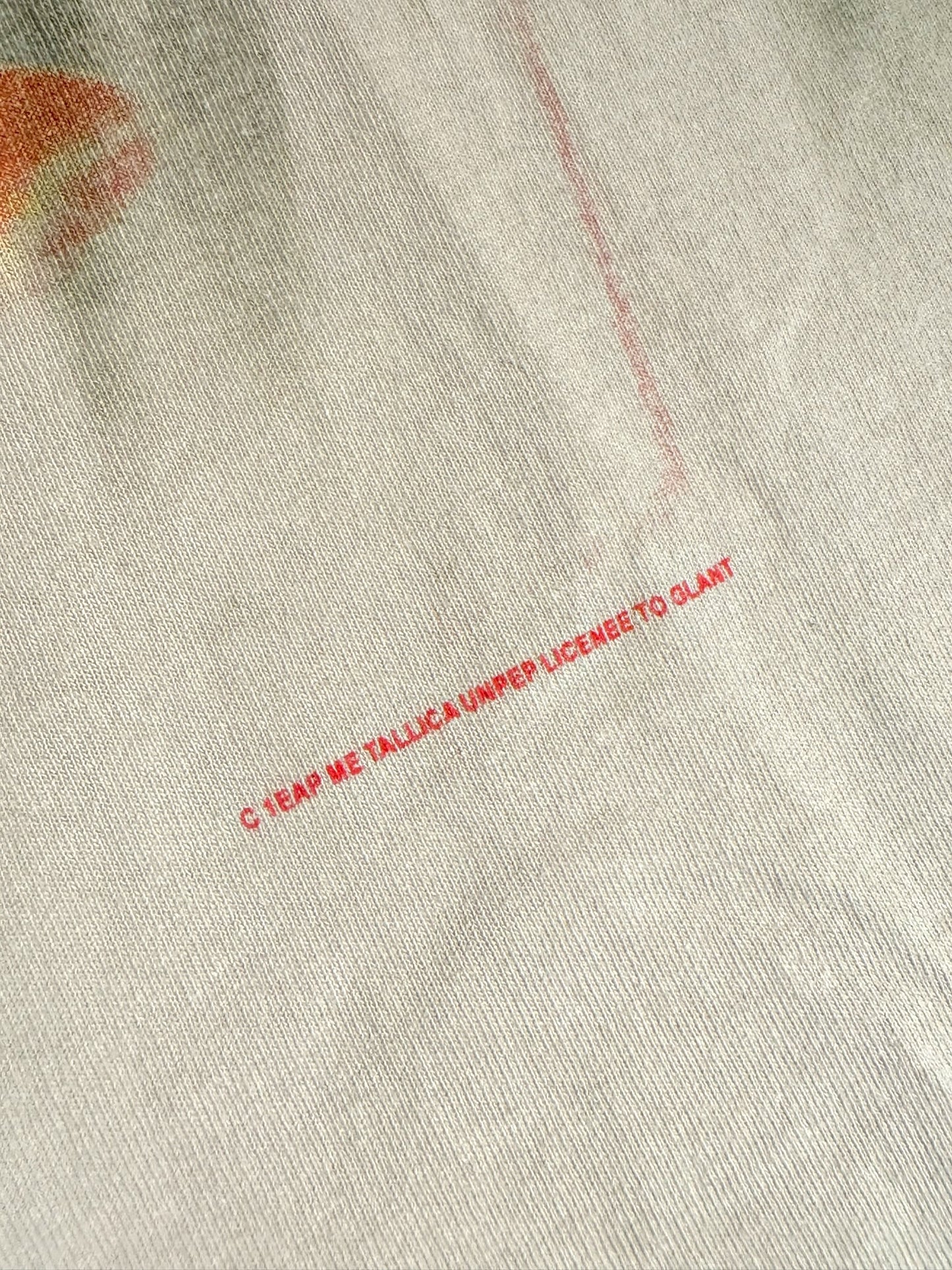 VINTAGE 1998 METALLICA "FALSEPERCEPTION" TIE DYE MUSIC BAND T-SHIRT SZ: XL
