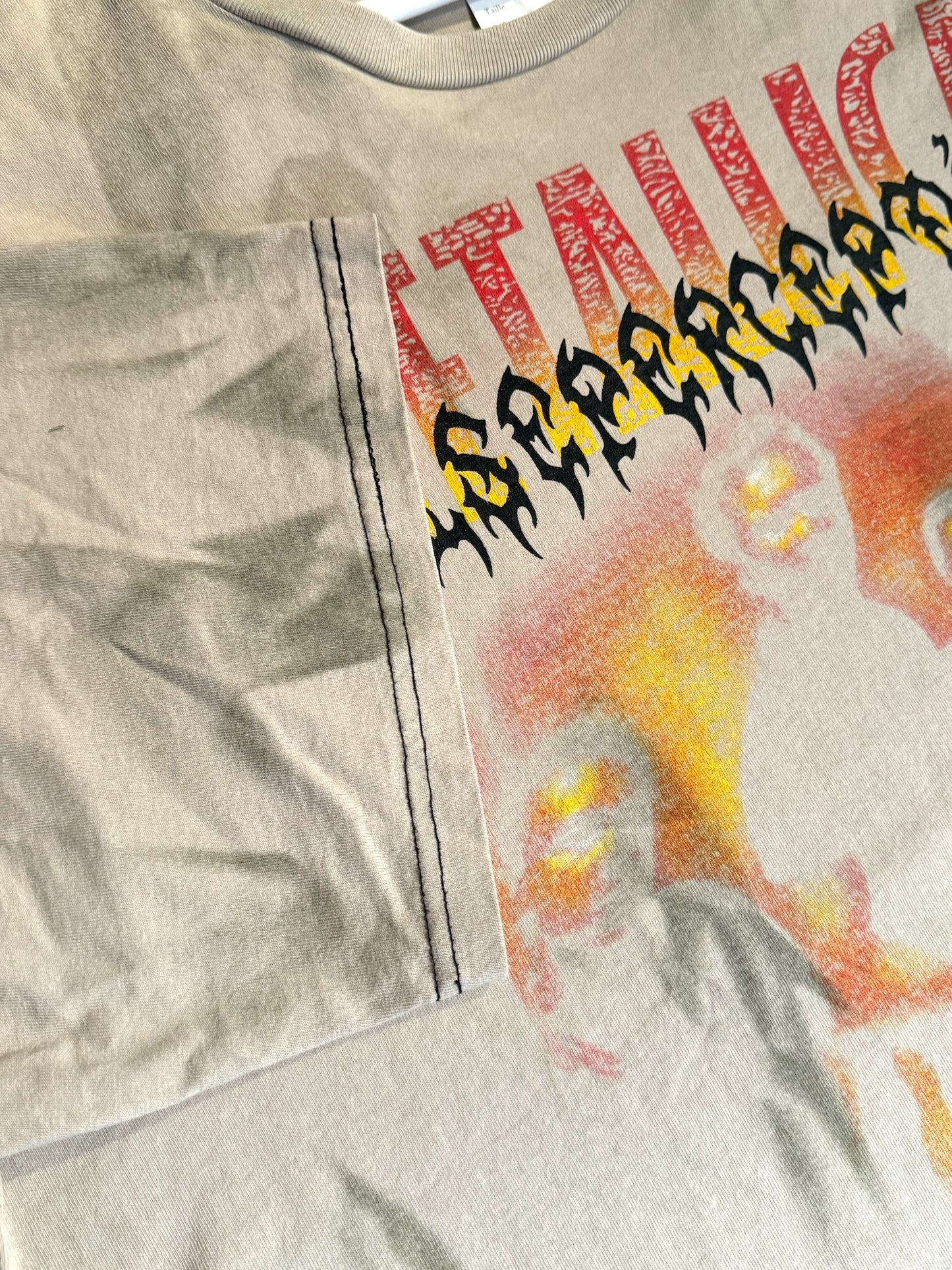 VINTAGE 1998 METALLICA "FALSEPERCEPTION" TIE DYE MUSIC BAND T-SHIRT SZ: XL