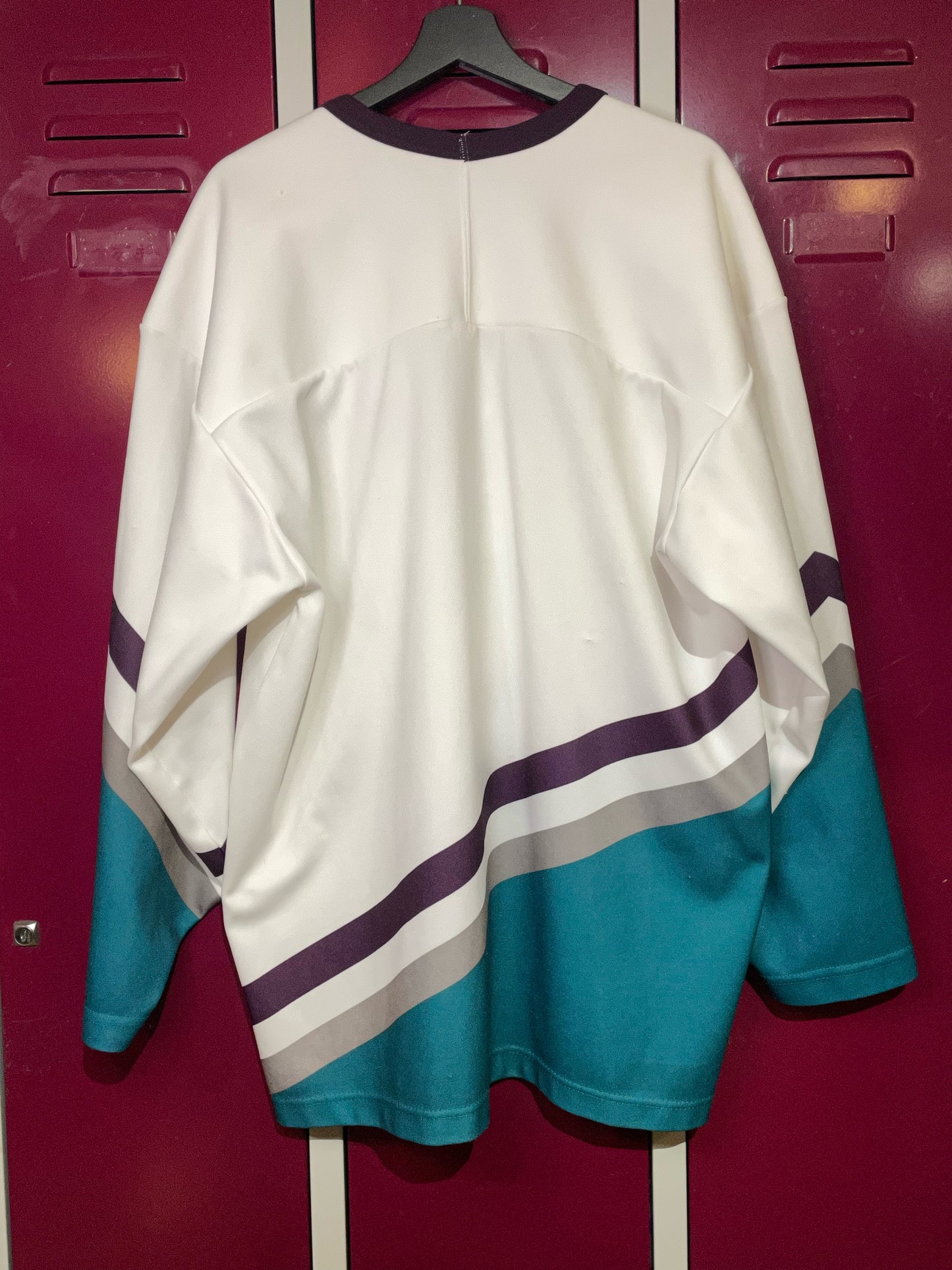 VINTAGE CCM MIGHTY DUCKS NHL HOCKEY JERSEY SZ: XL