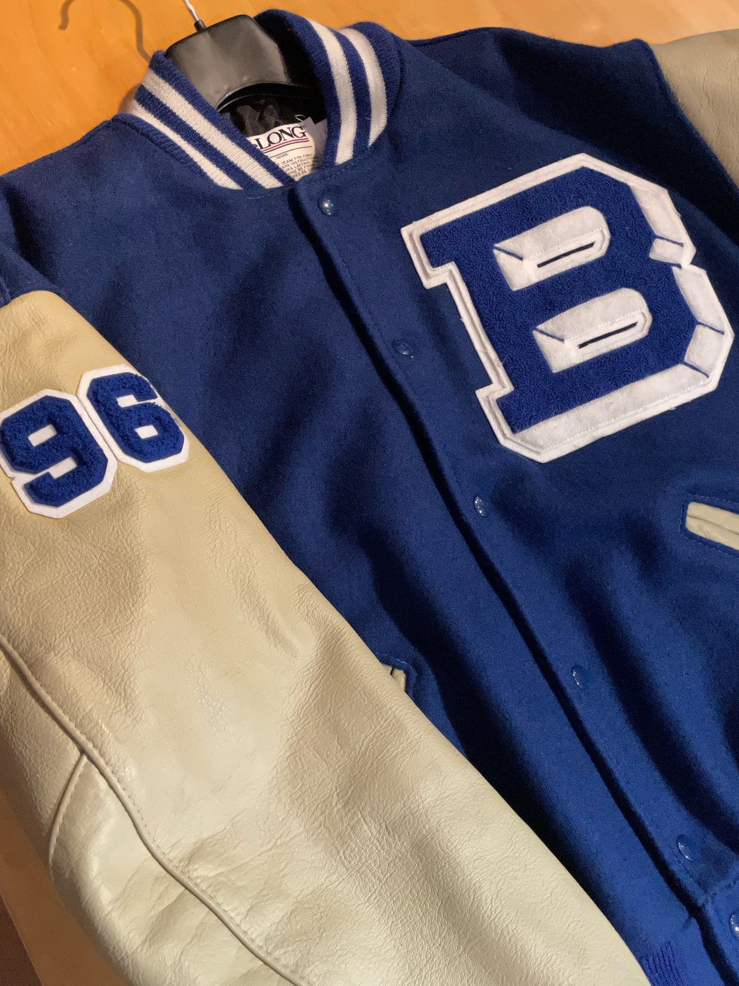 VINTAGE DELONG BATESVILLE 1996 VARSITY JACKET SZ: L
