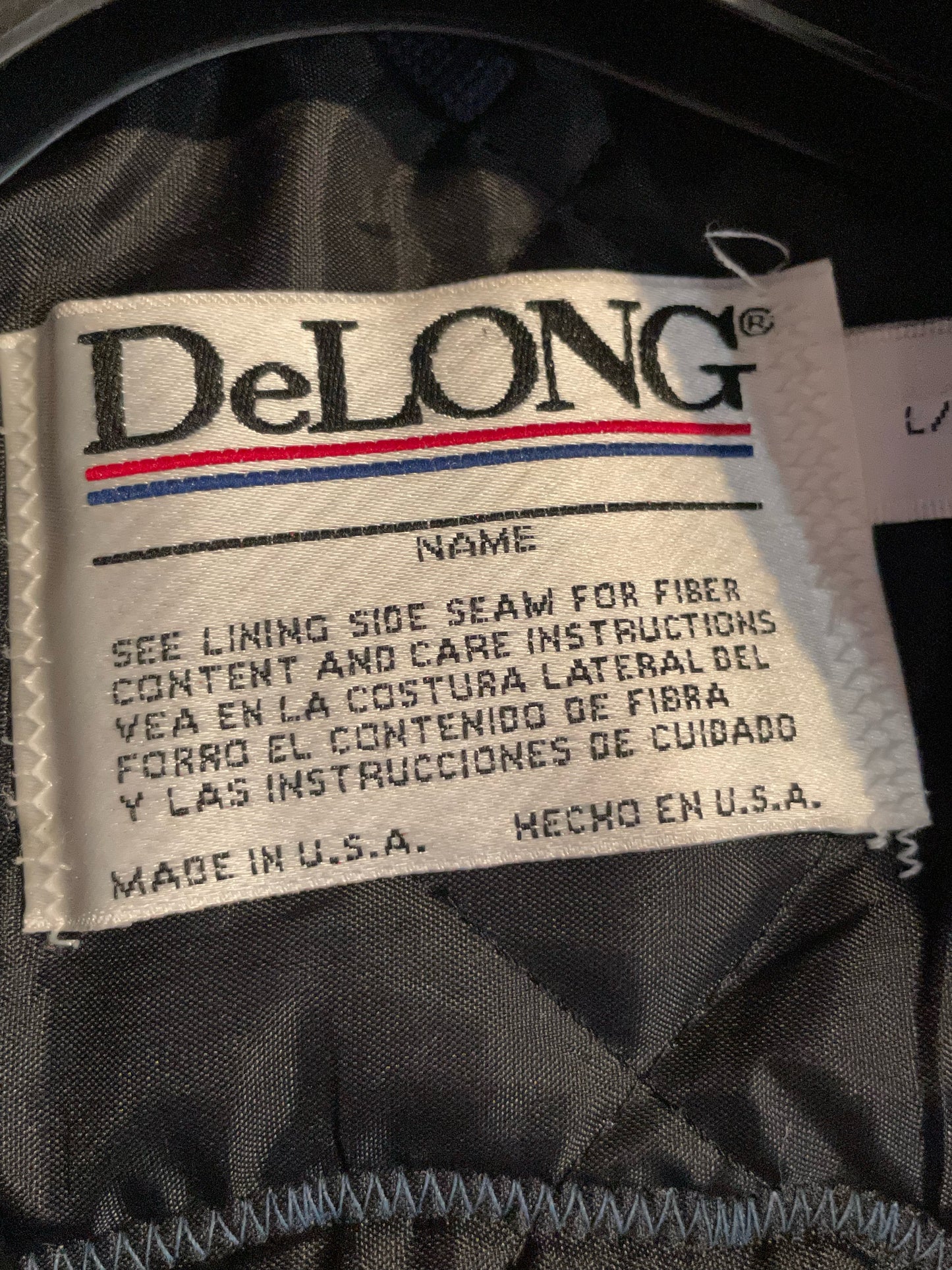 VINTAGE DELONG BATESVILLE 1996 VARSITY JACKET SZ: L