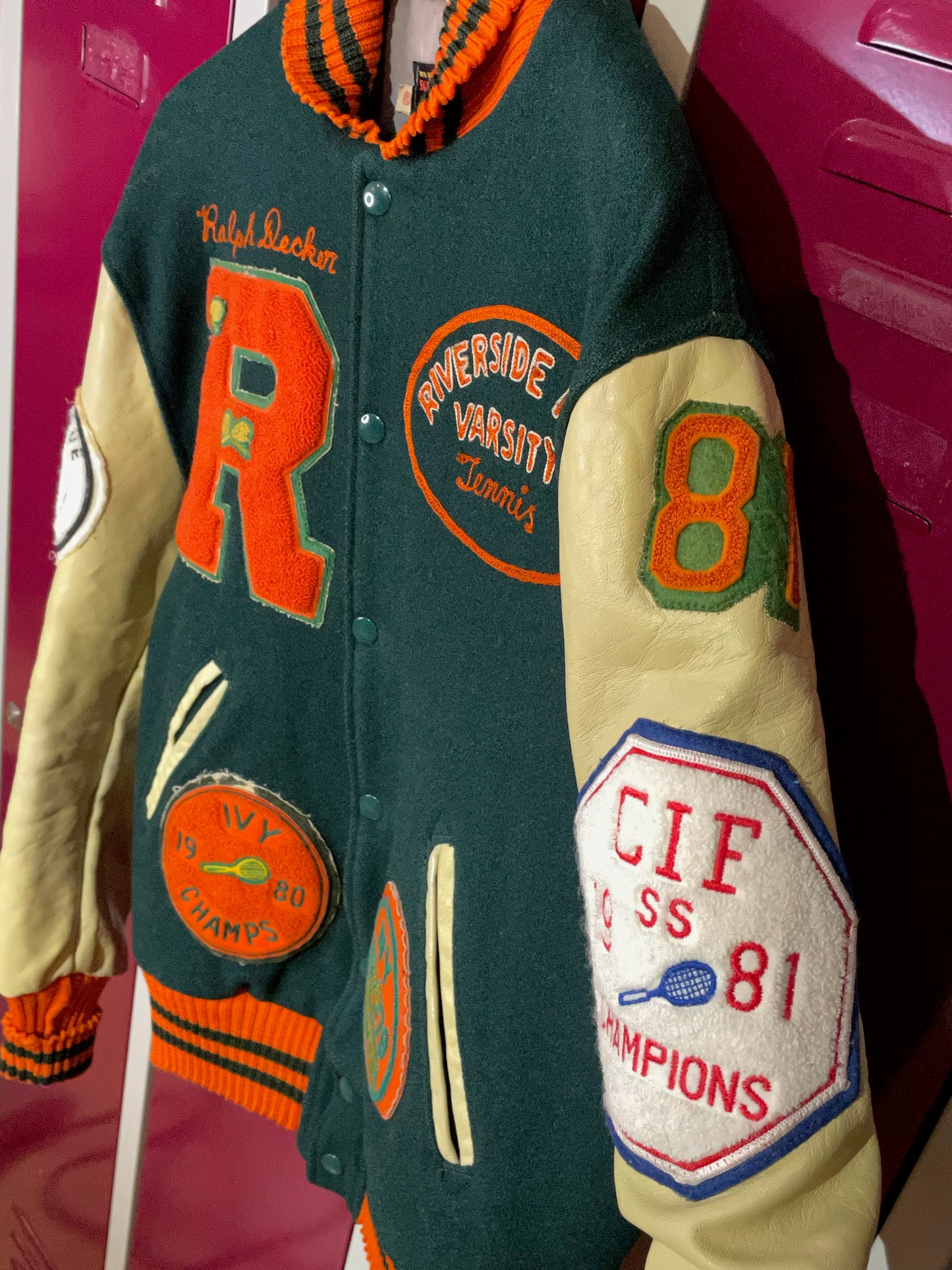 VINTAGE SKOOKUM 1981 MADE IN USA VARSITY JACKET SZ: 42/M