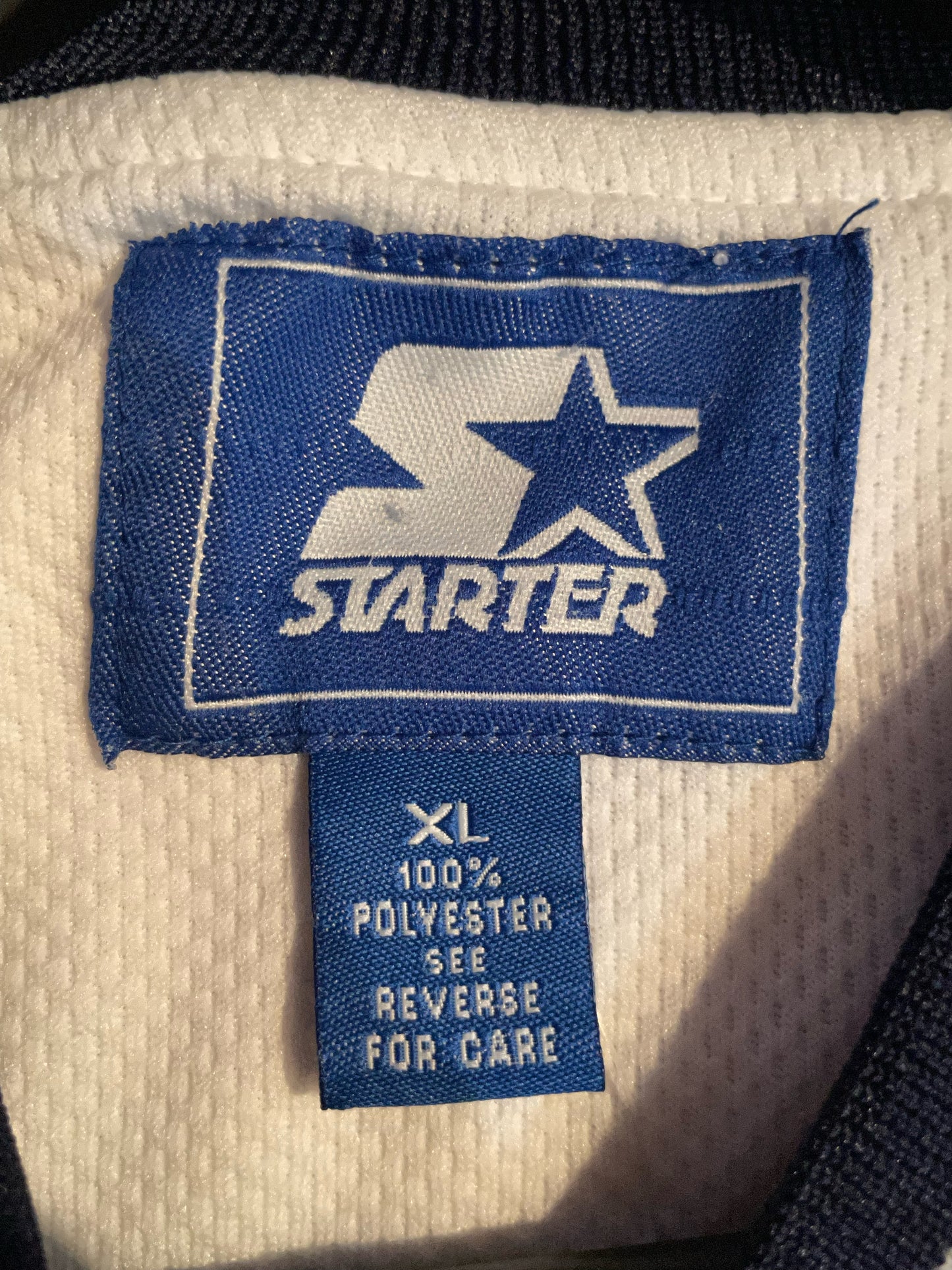 VINTAGE STARTER NEW YORK YANKEES "E. SMITH" MLB JERSEY  SZ: XL