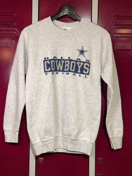 "KIDS" VINTAGE PRO PLAYER DALLAS COWBOYS NFL CREWNECK SWEATSHIRT  SZ: 14-16 = XS