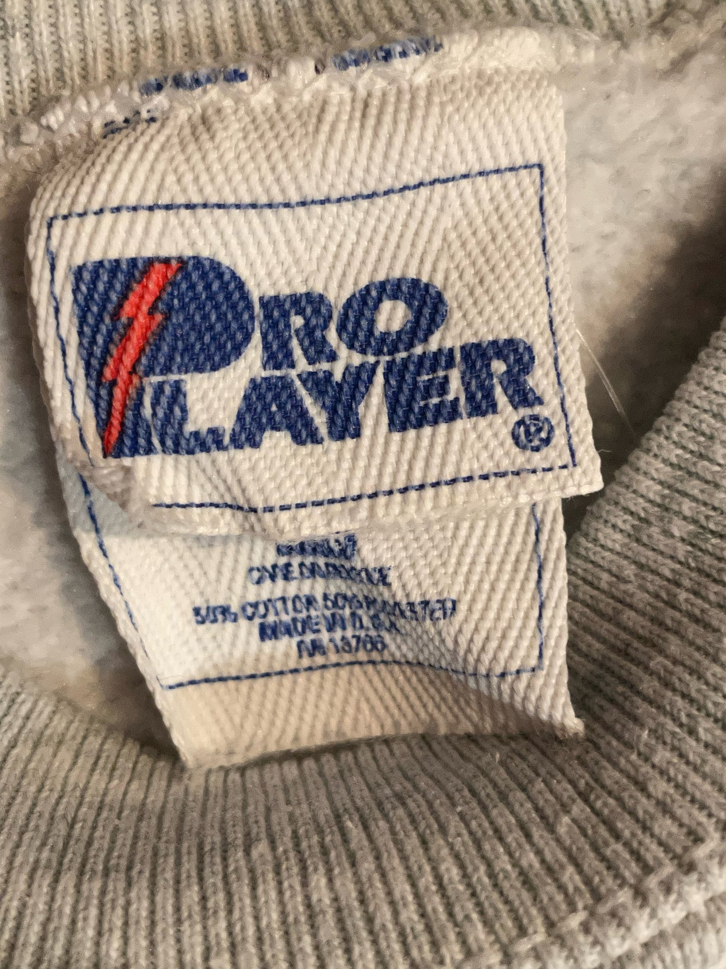 "KIDS" VINTAGE PRO PLAYER DALLAS COWBOYS NFL CREWNECK SWEATSHIRT SZ: 14-16 = XS