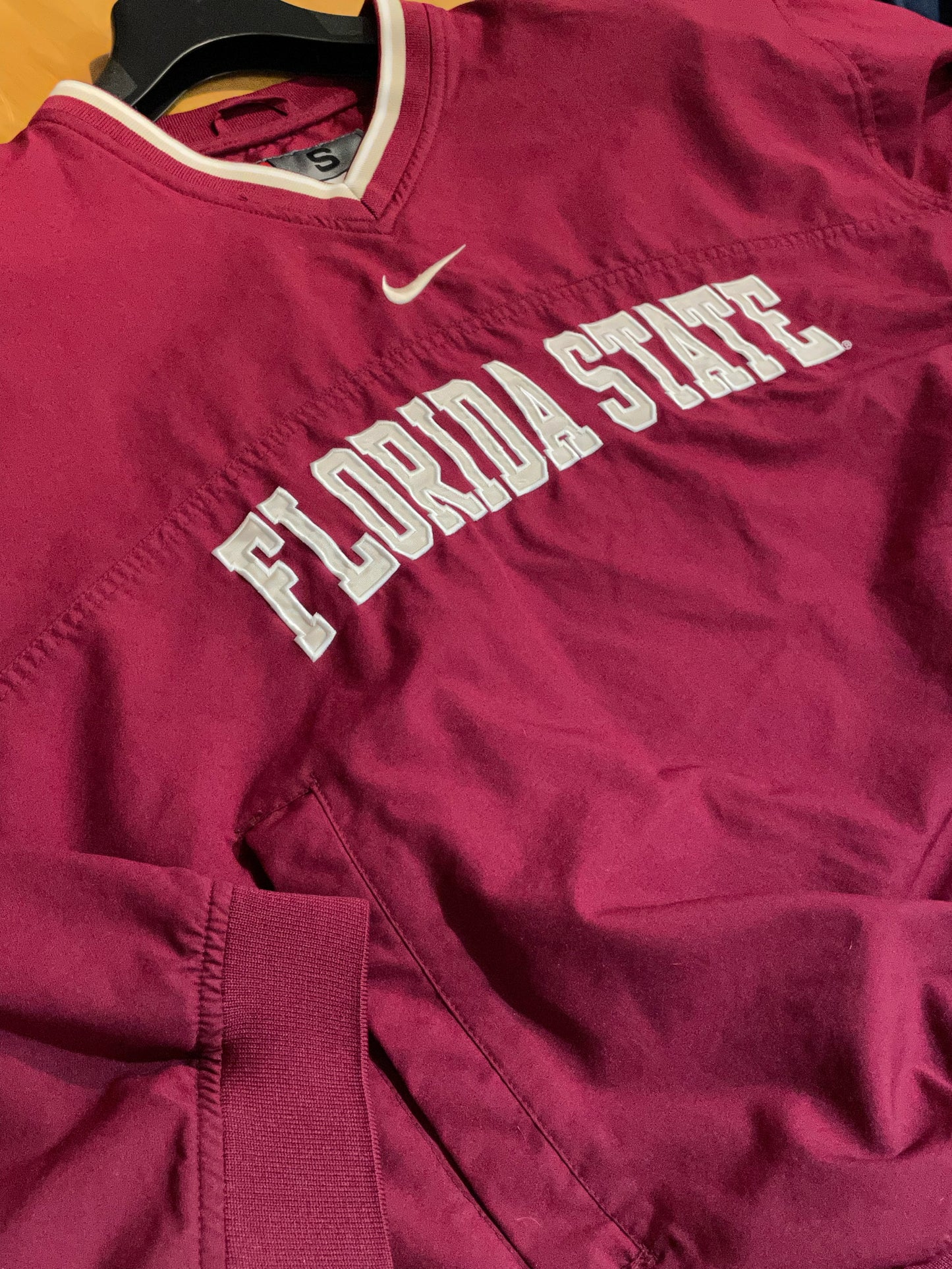 VINTAGE NIKE FLORIDA STATE SEMINOLES PULLOVER WINDBREAKER JACKET SZ: S