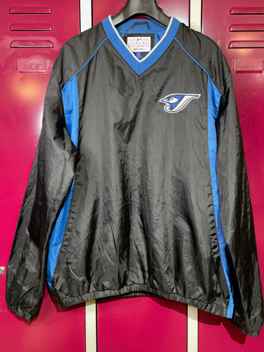 G-III SPORTS TORONTO BLUE JAYS PULLOVER WINDBREAKER JACKET  SZ: L